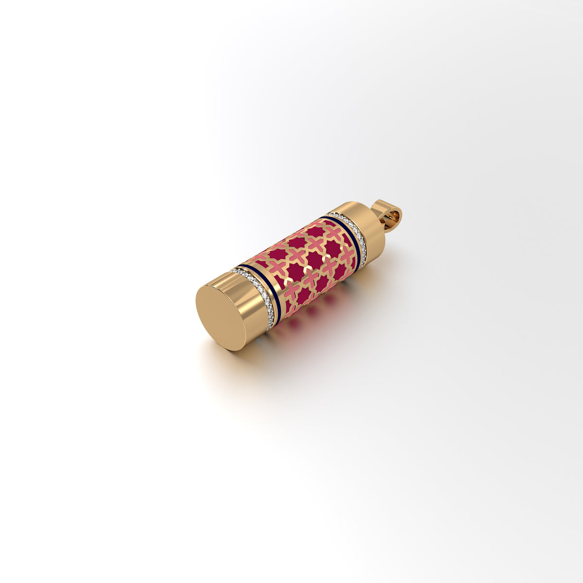 #Pattern & Color_Moroccan Zellij Cardinal Red