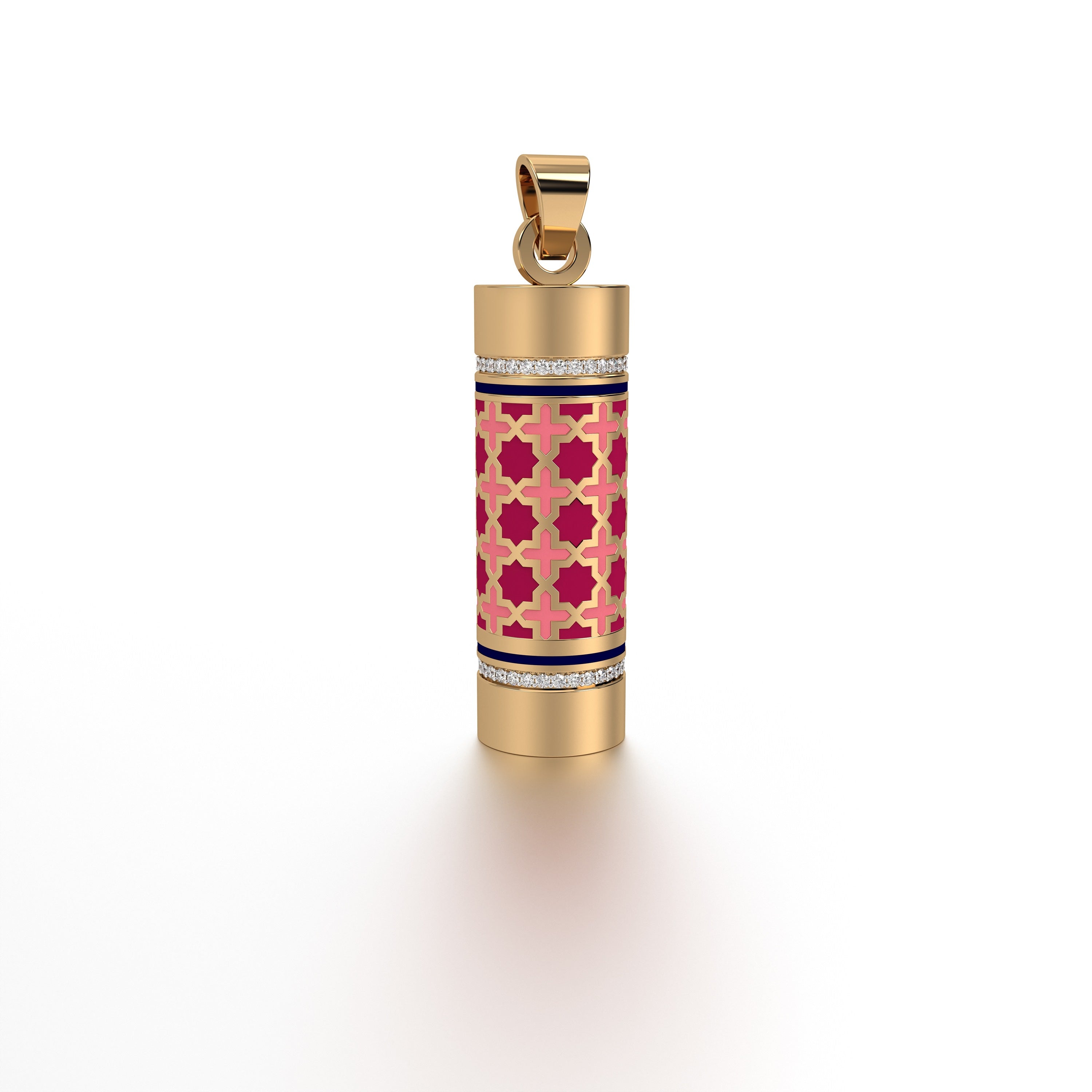 #Pattern & Color_Moroccan Zellij Cardinal Red