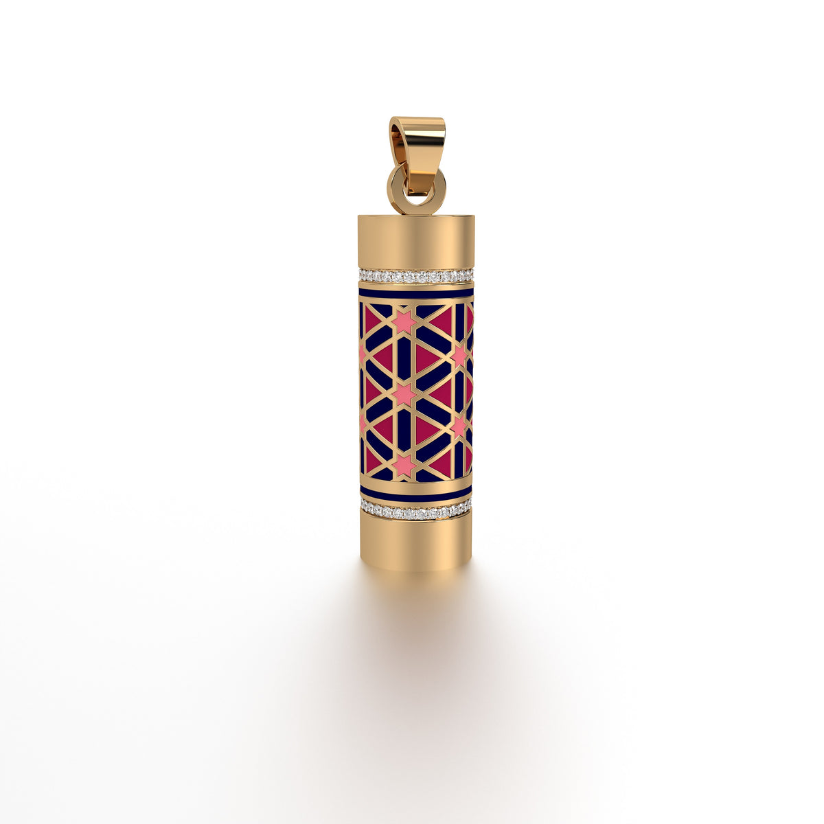 #Pattern & Color_Persian Girih Cardinal Red