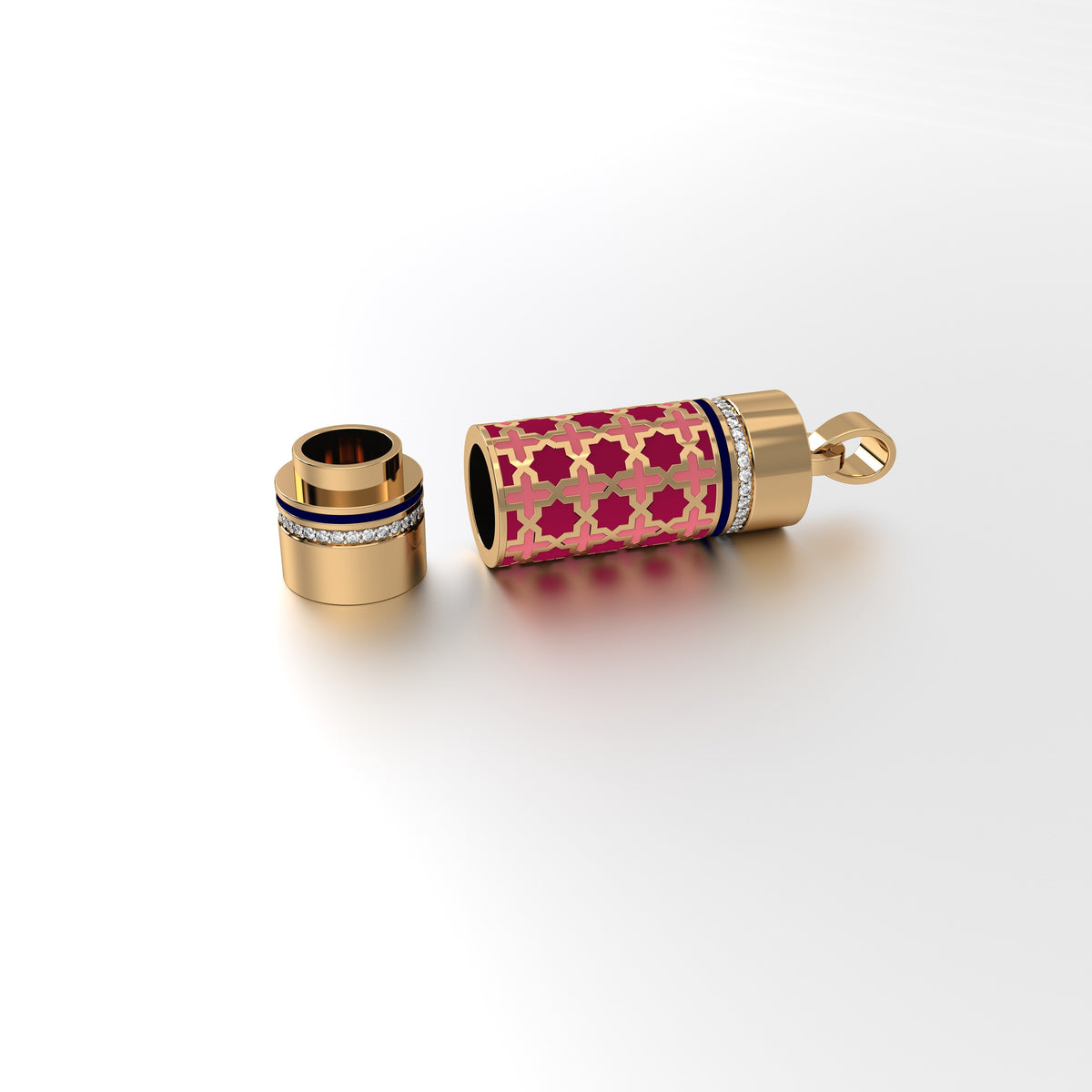 Aayat Barrel Taawiz with Diamond Outline Medium