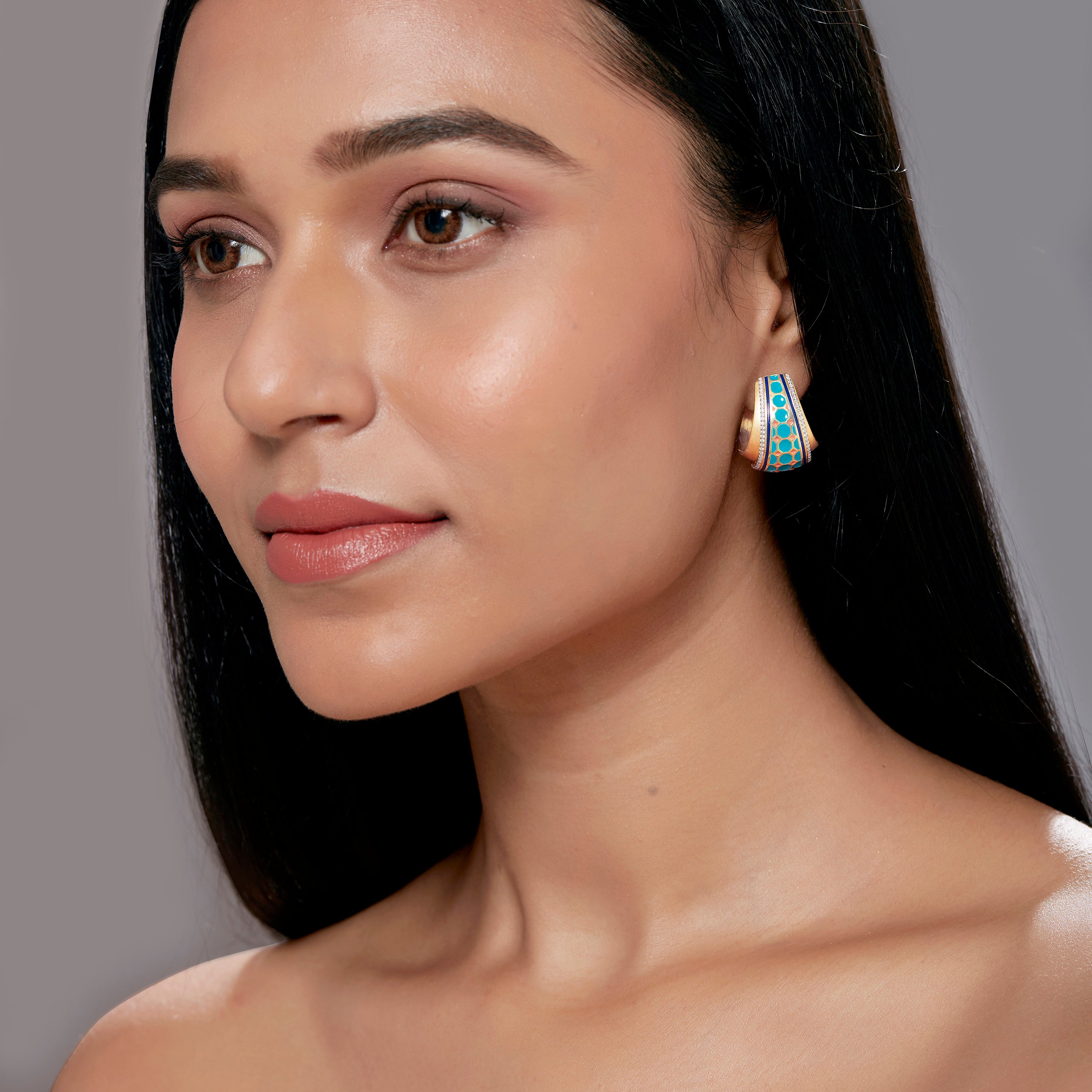 Selina Tapered Hoops Medium