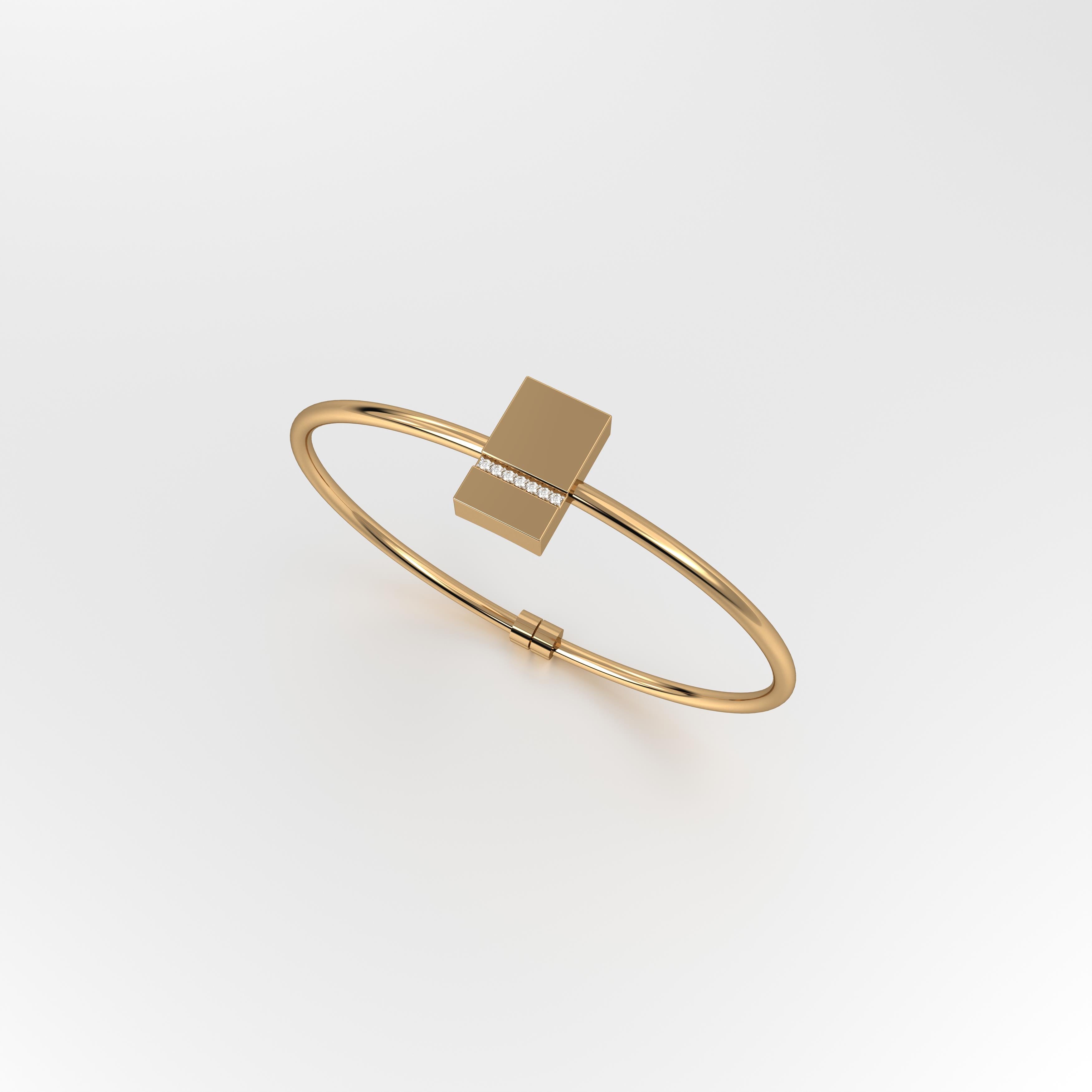 Aurm Rectangle - 'Set the bar' - Bracelet Medium