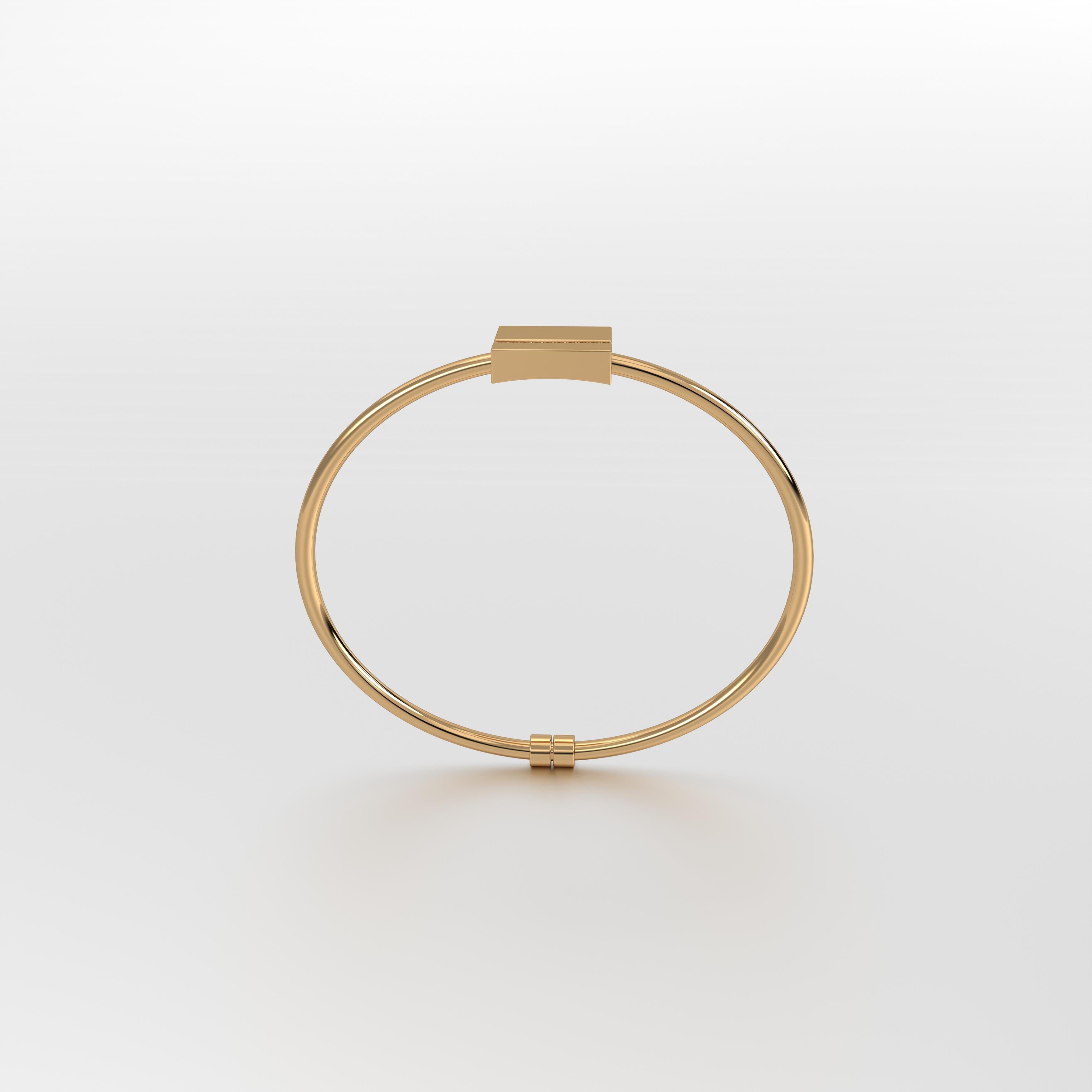 Aurm Square - 'Set the bar' - Bracelet Medium