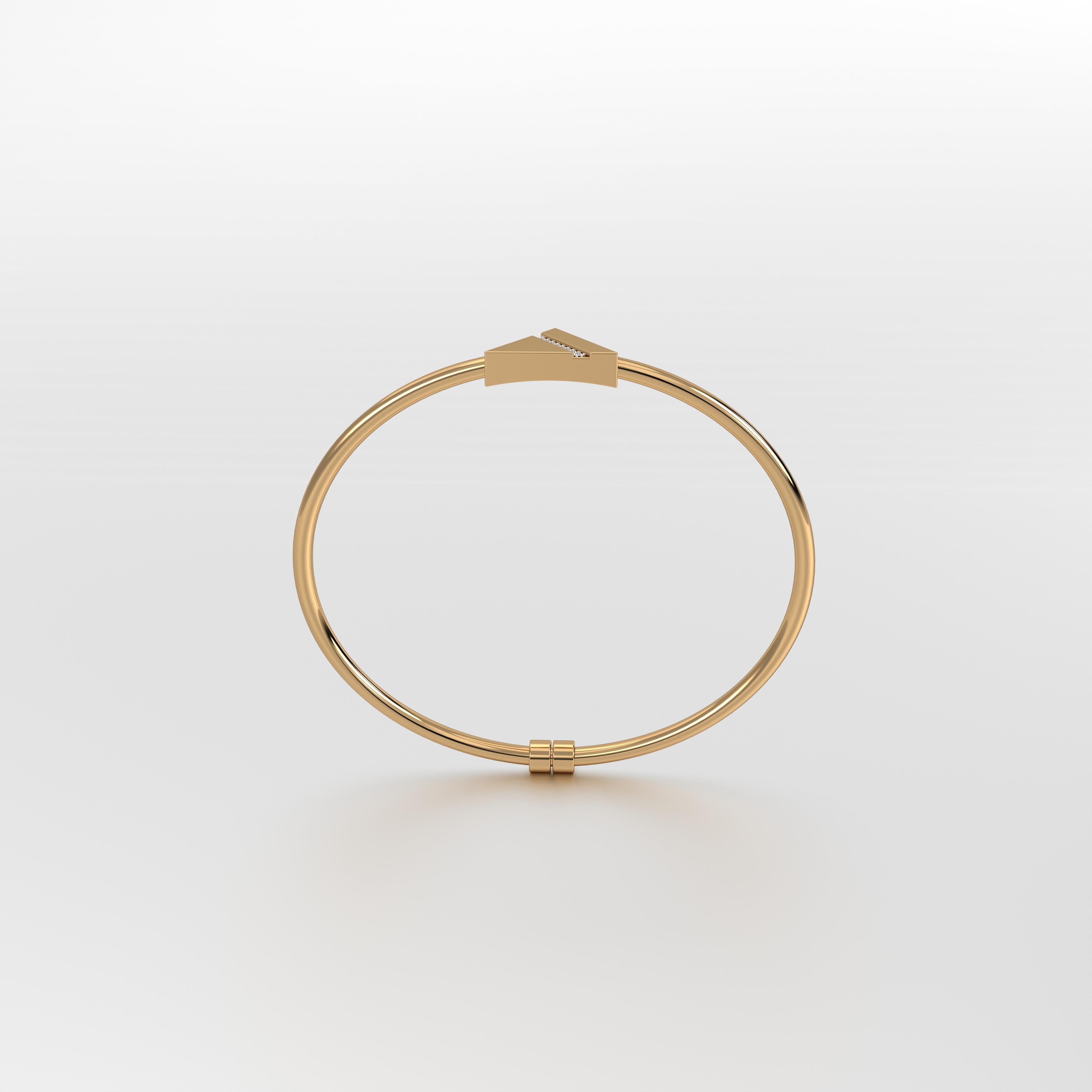 Aurm Triangle - 'Set the bar' - Bracelet Medium