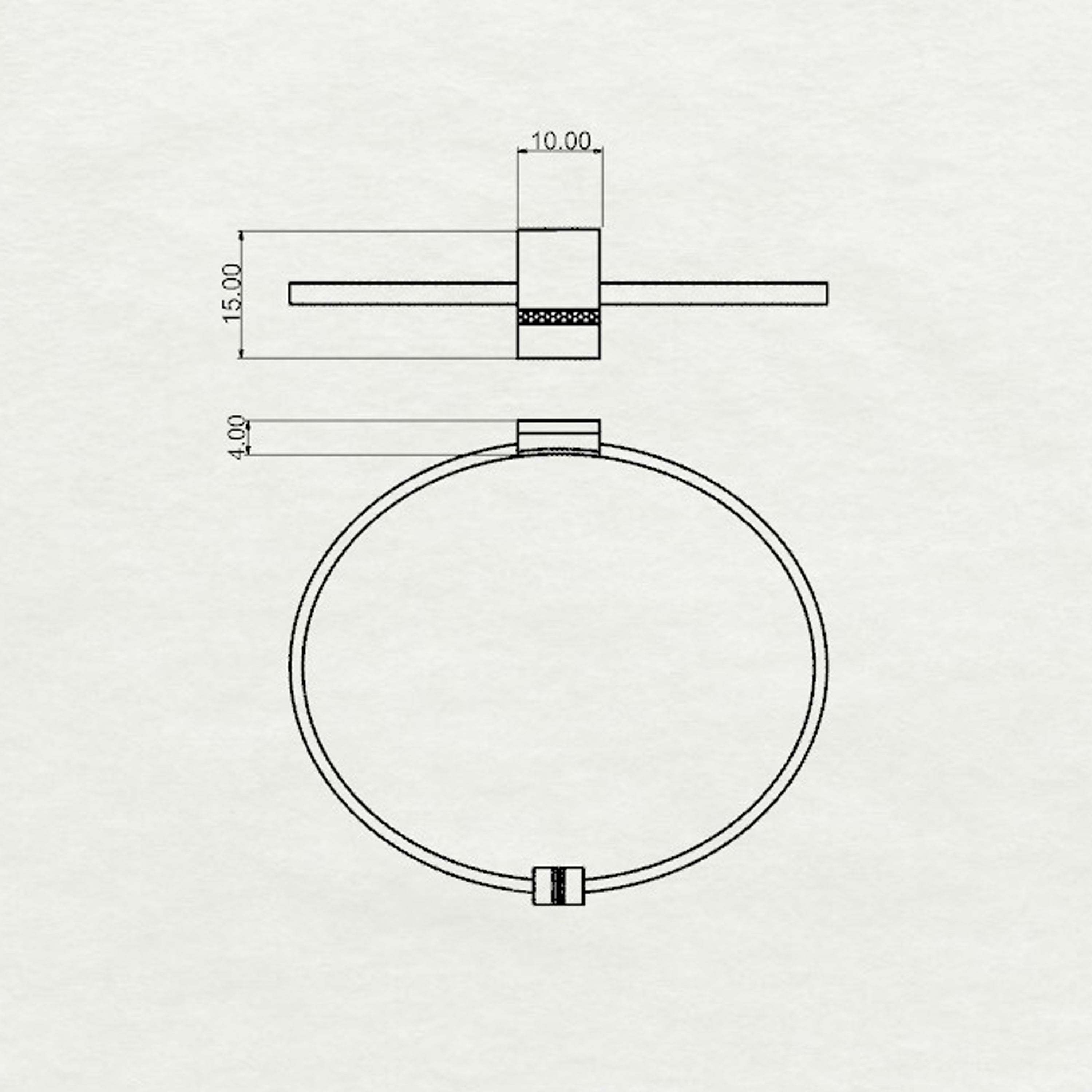 Aurm Rectangle - 'Set the bar' - Bracelet Medium