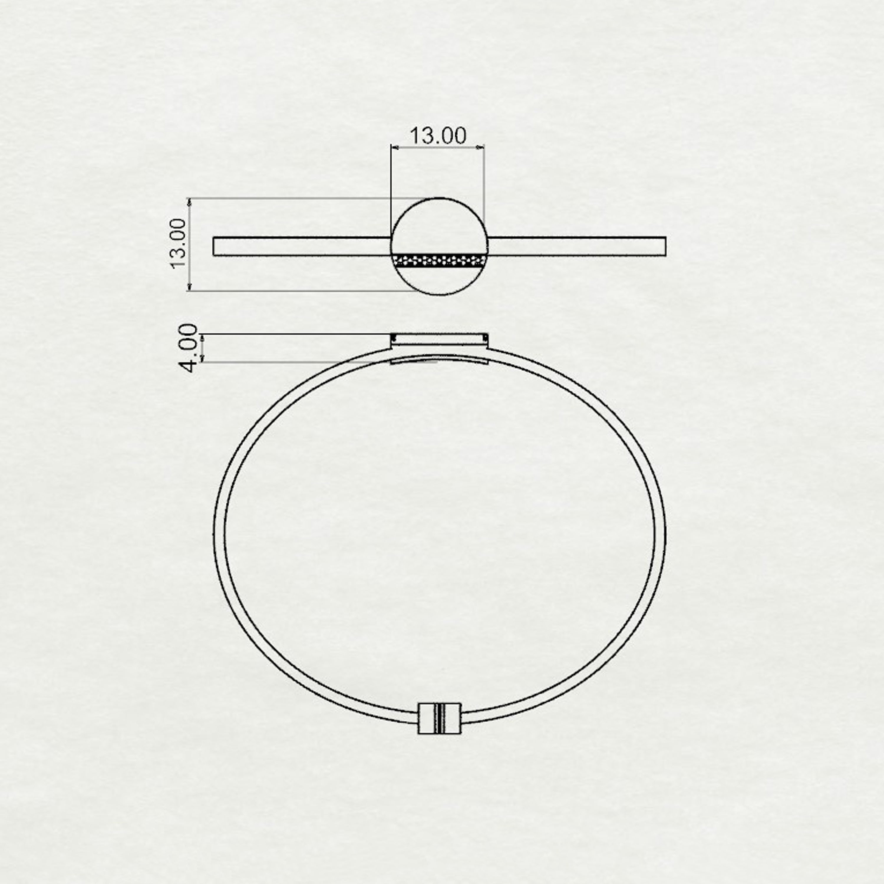 Aurm Circle - 'Set the bar' - Bracelet Medium