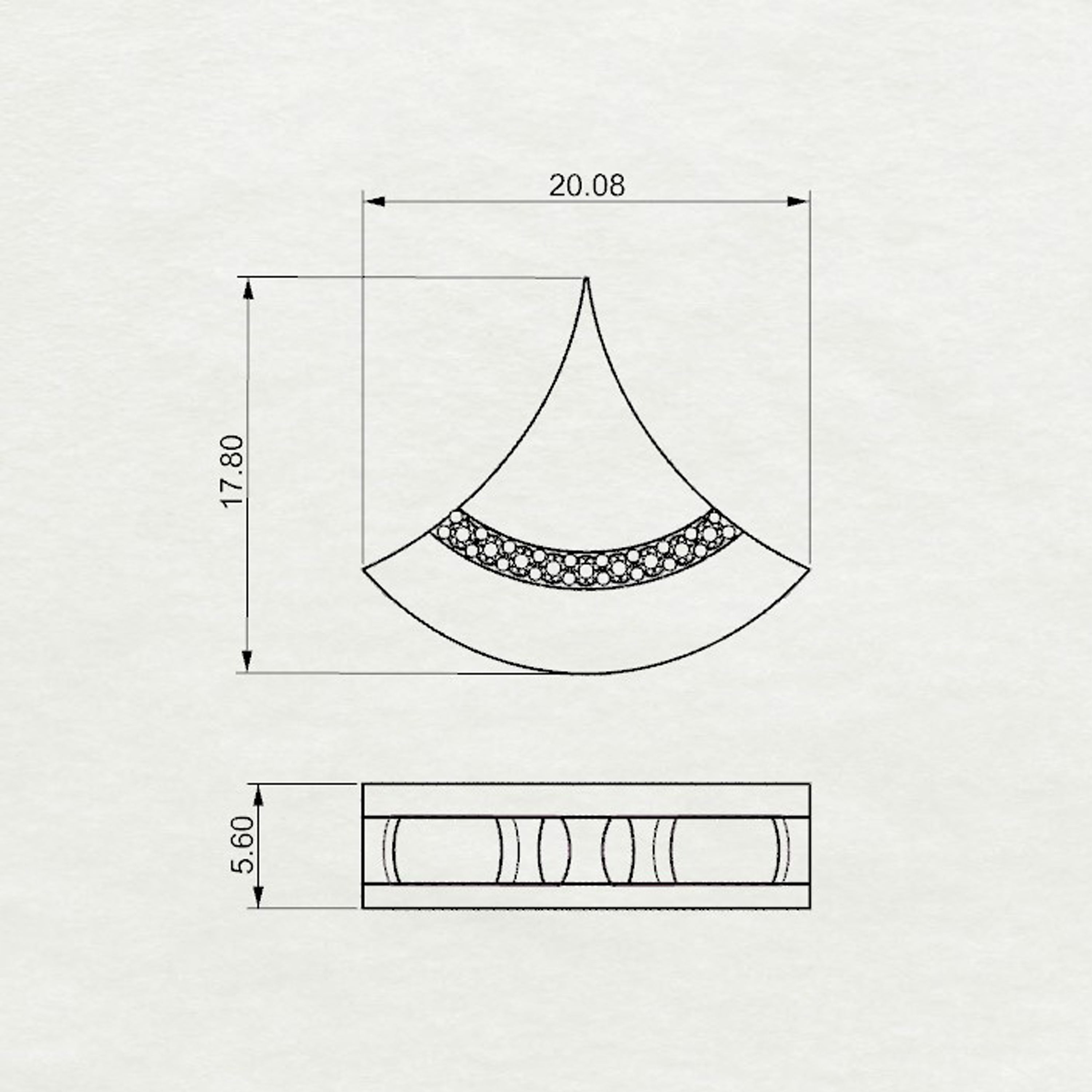 Aurm Pie - 'Set the bar' - Pendant Medium