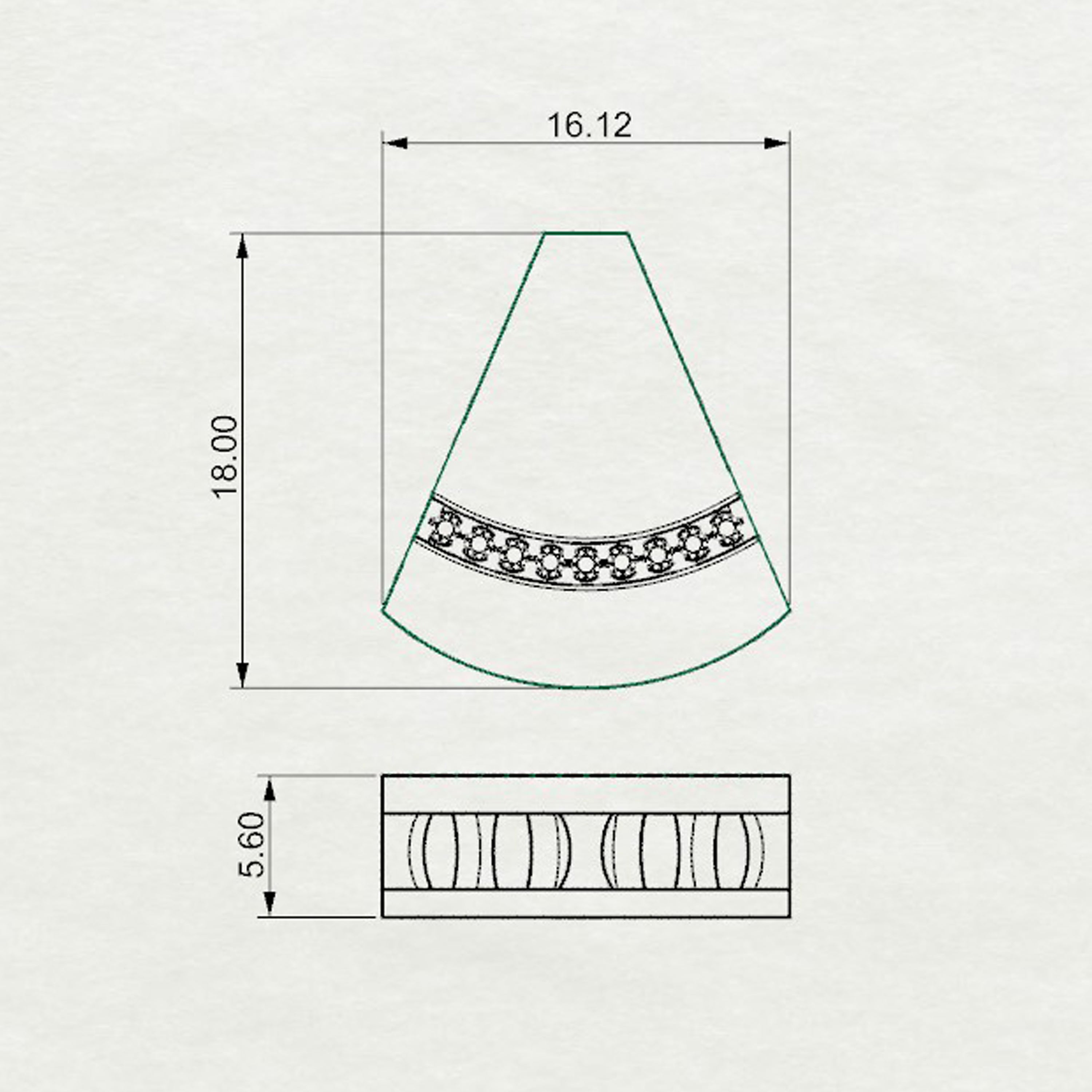 Aurm Trapez - 'Set the bar' - Pendant Medium