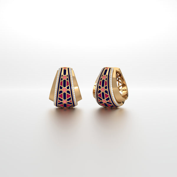 Selina Tapered Hoops Small