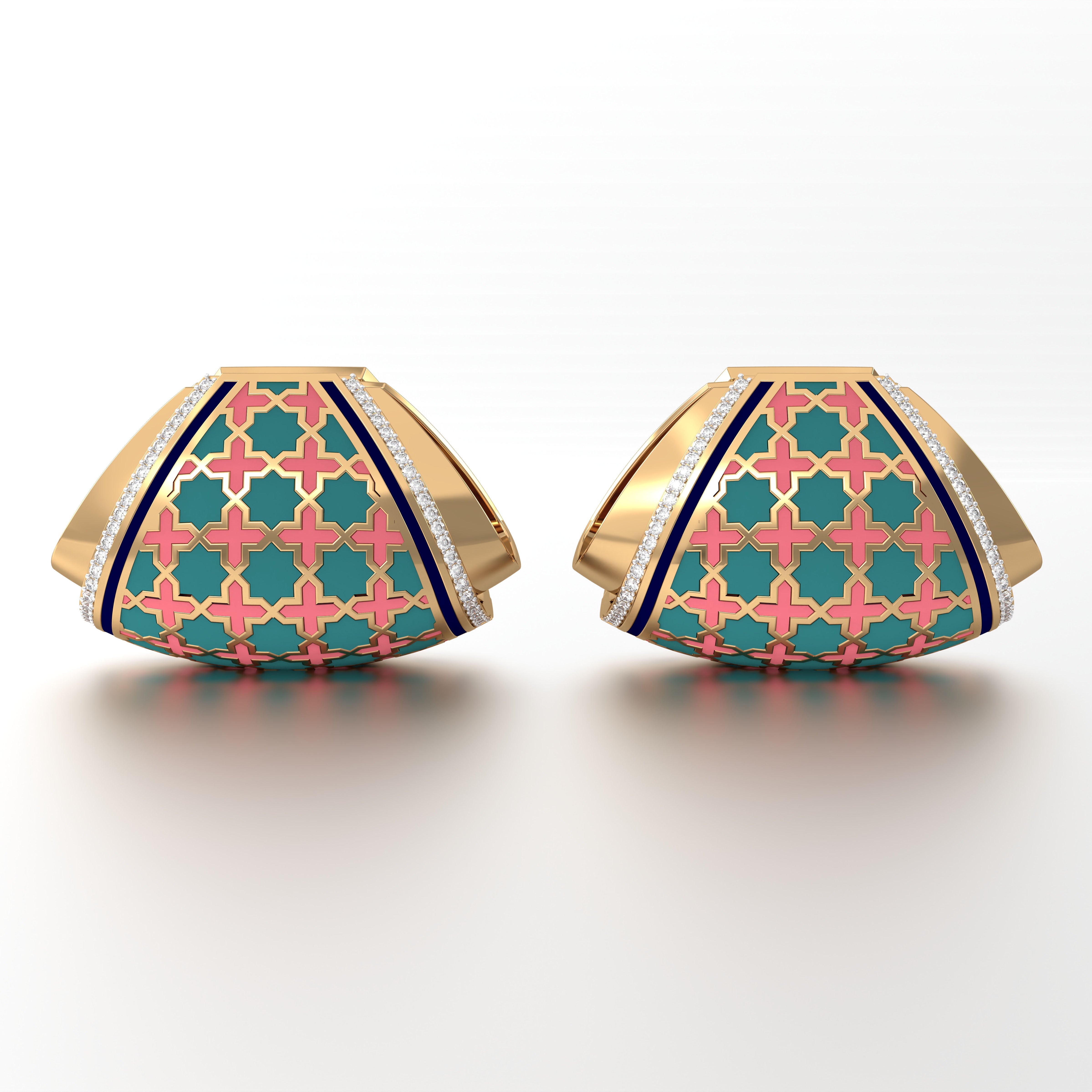 #Pattern & Color_Moroccan Zellij Pastel Turquoise