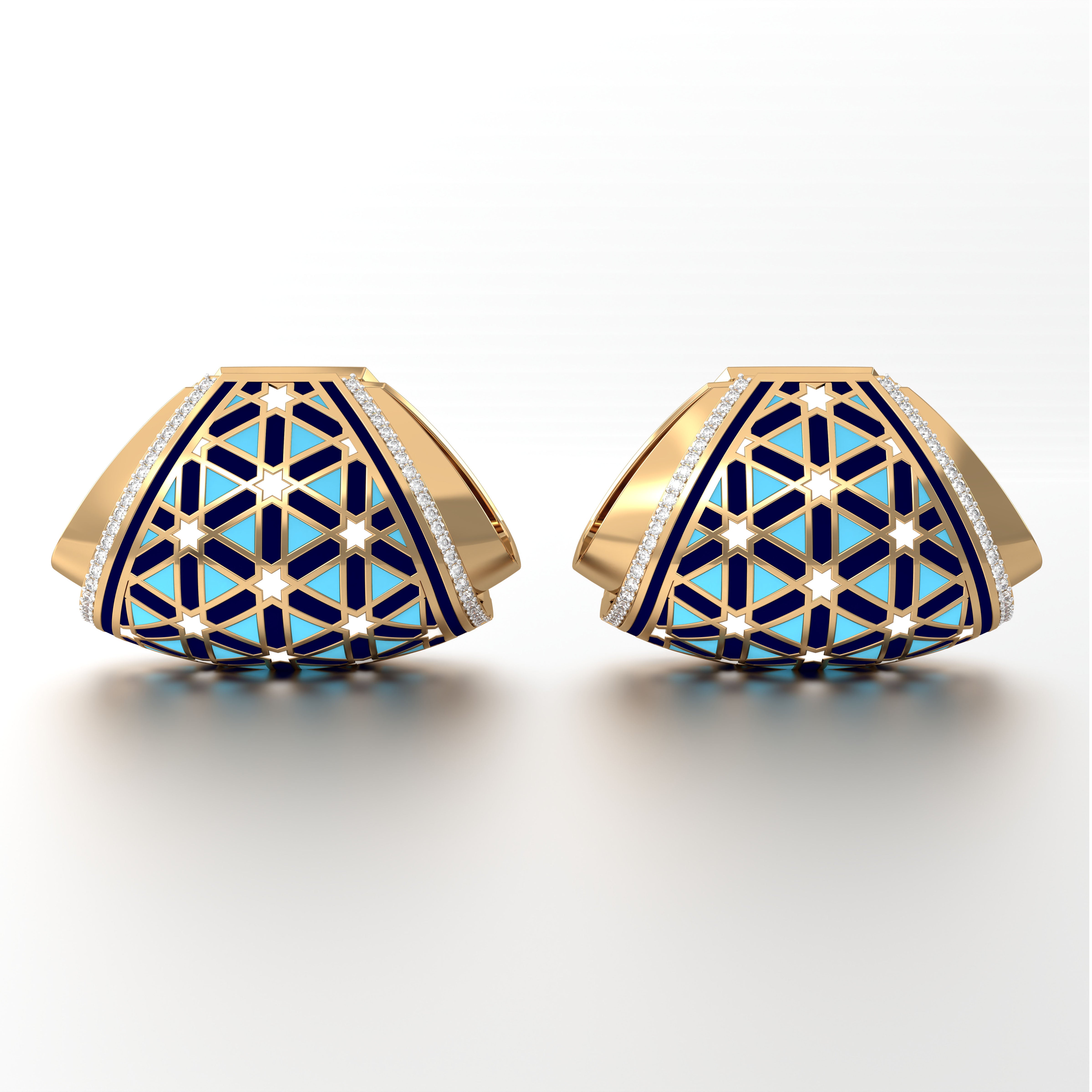 #Pattern & Color_Persian Girih Skyblue