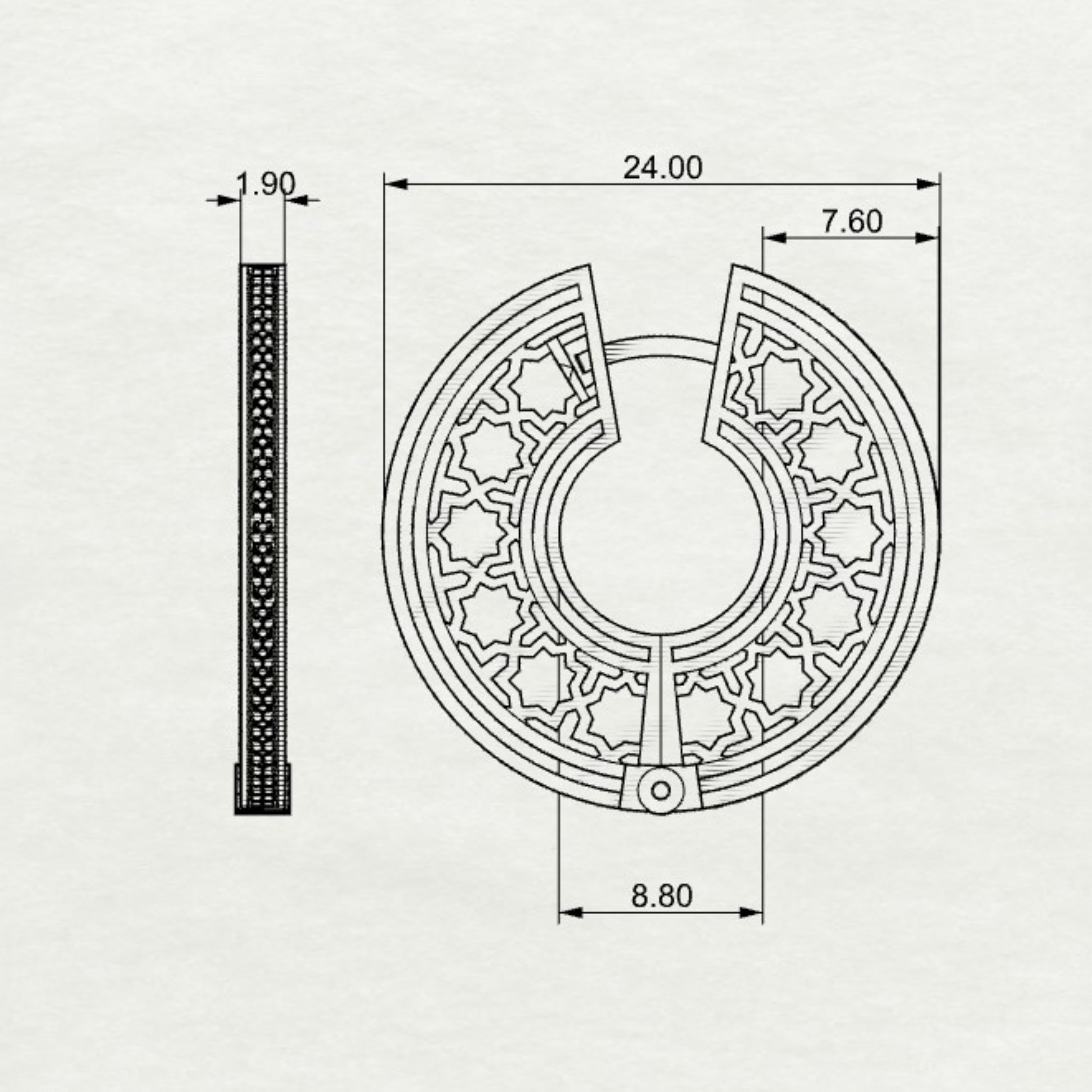 Naaz Circular Hoops Smaller