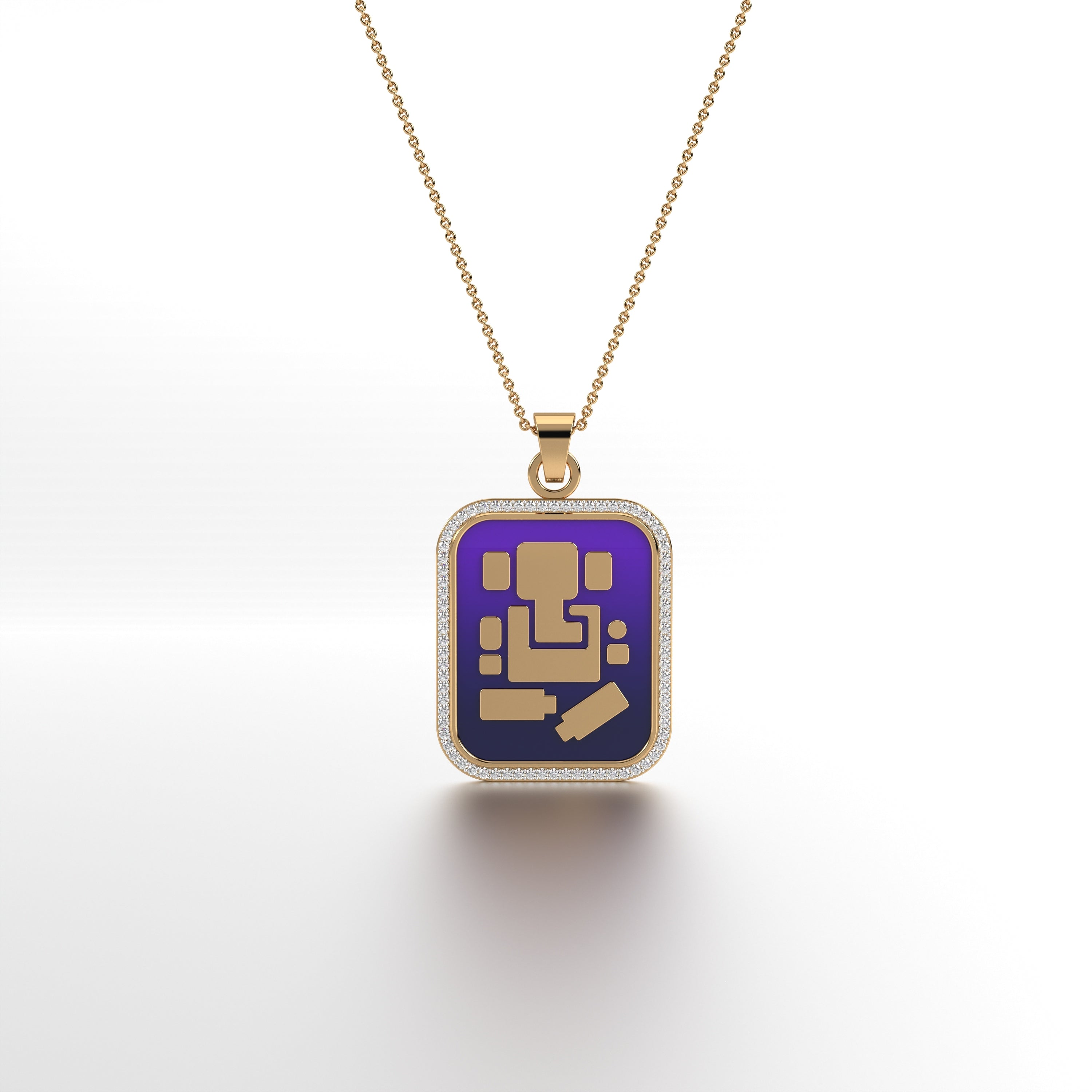 #Pattern & Color_Amethyst Violet Blue Ombré