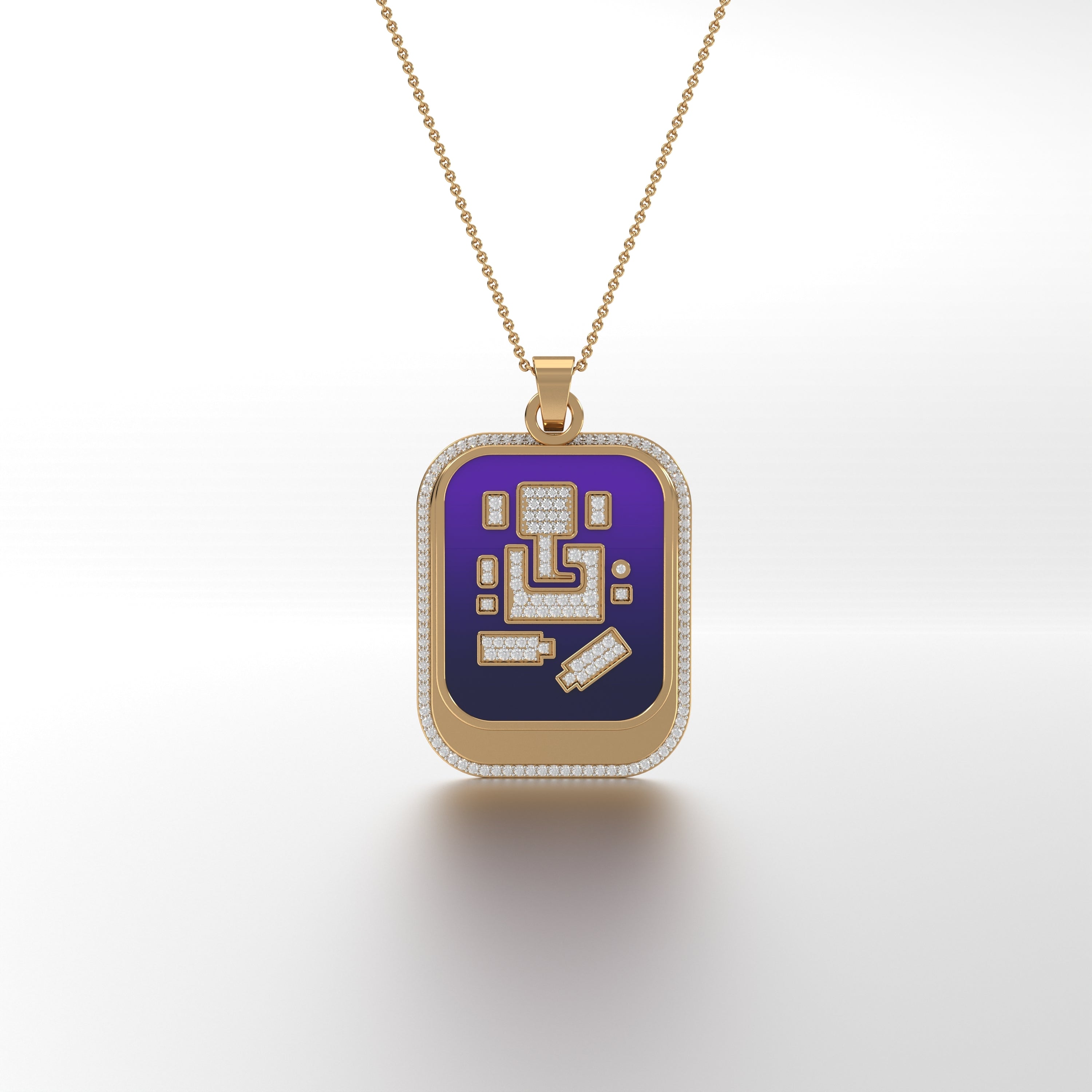#Pattern & Color_Amethyst Violet Blue Ombré