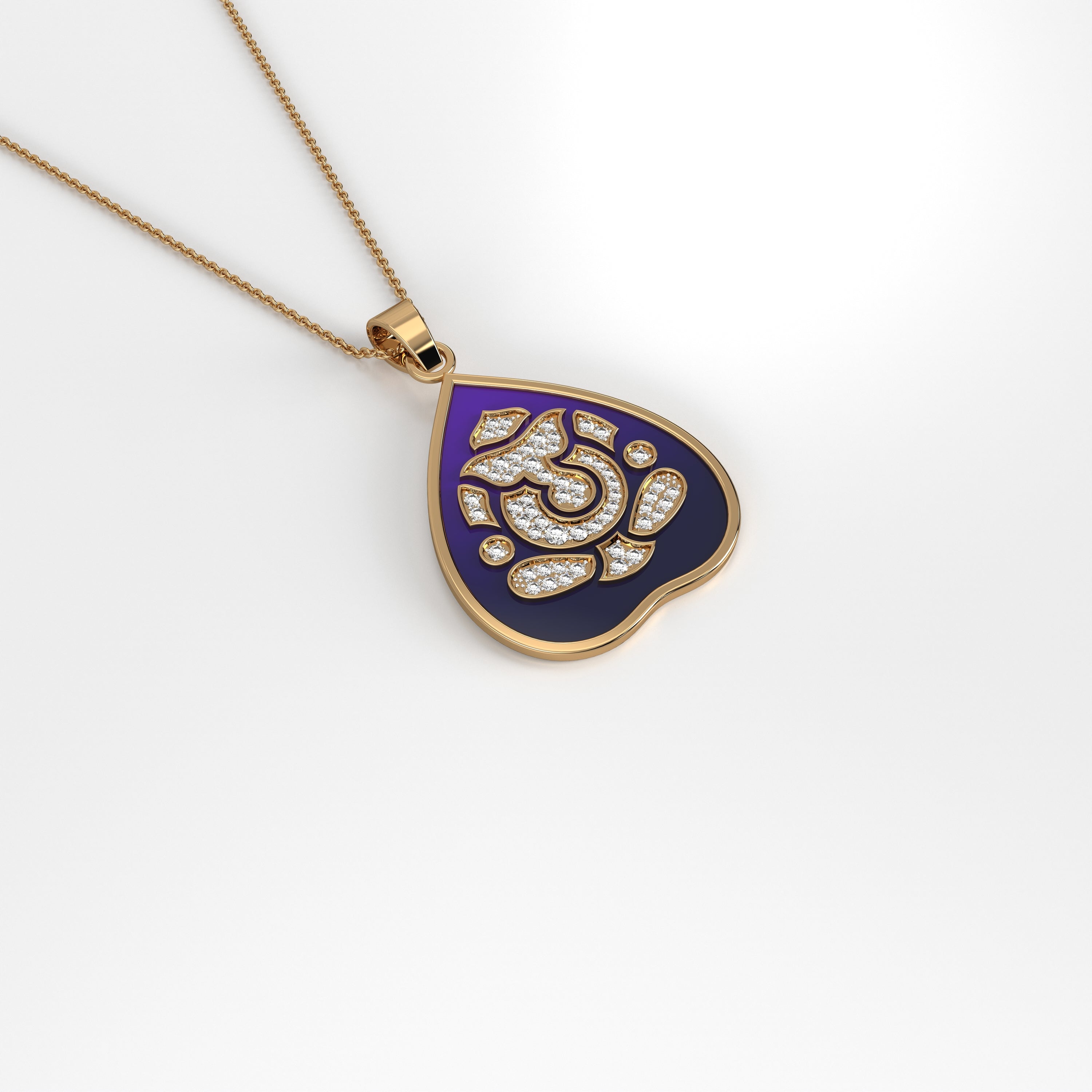#Pattern & Color_Amethyst Violet Blue Ombré