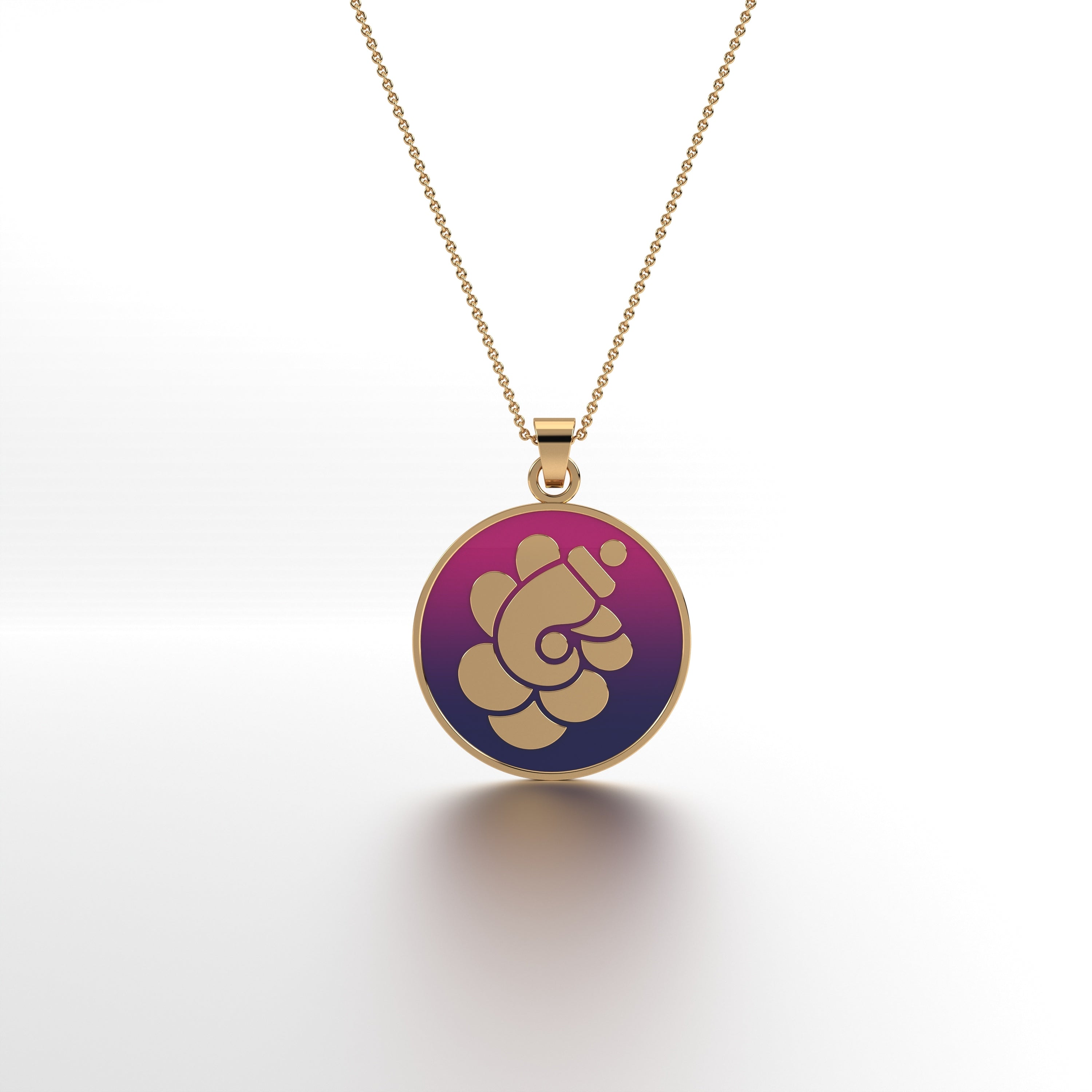 #Pattern & Color_Berry Red Blue Ombré