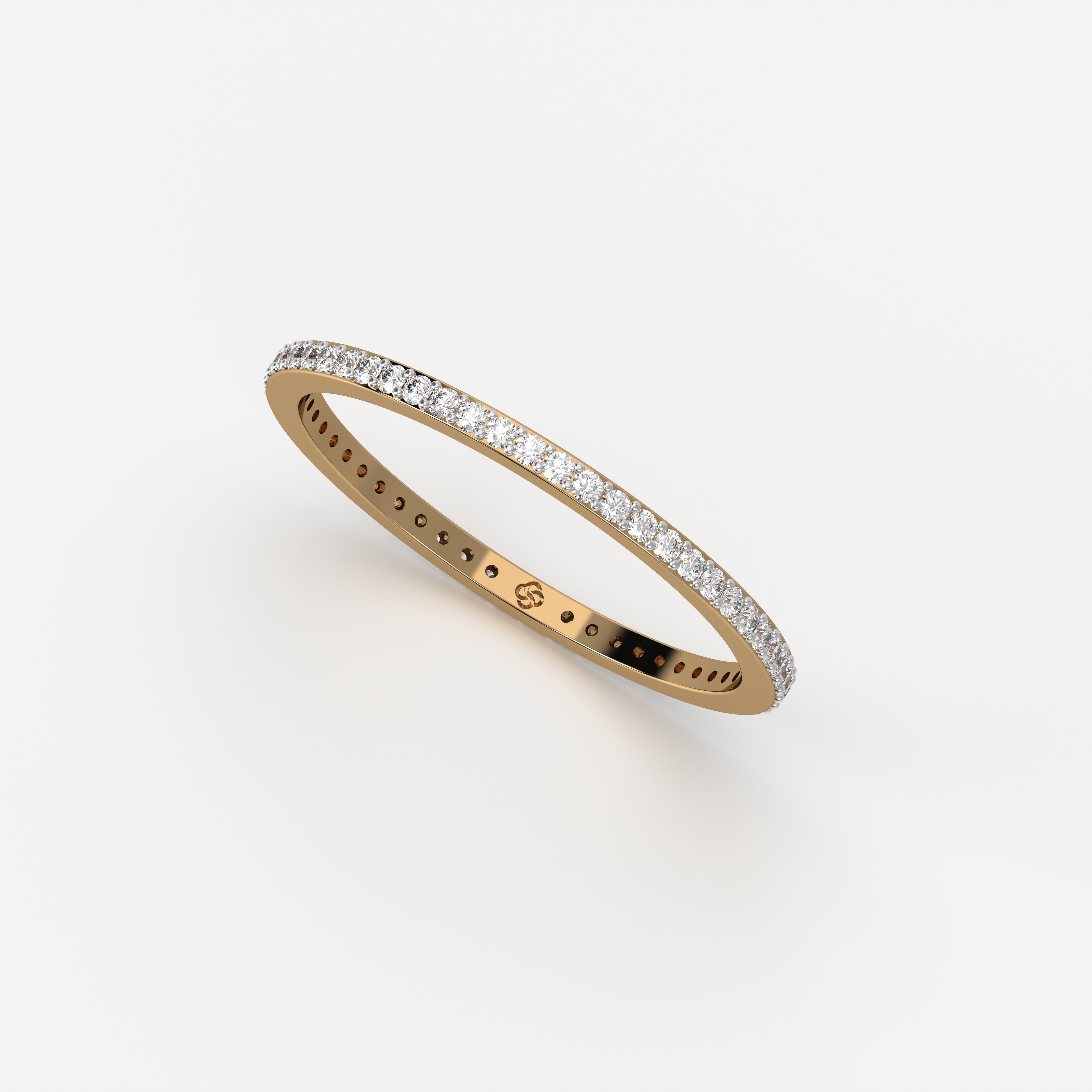 Single line Diamond Ring Medium