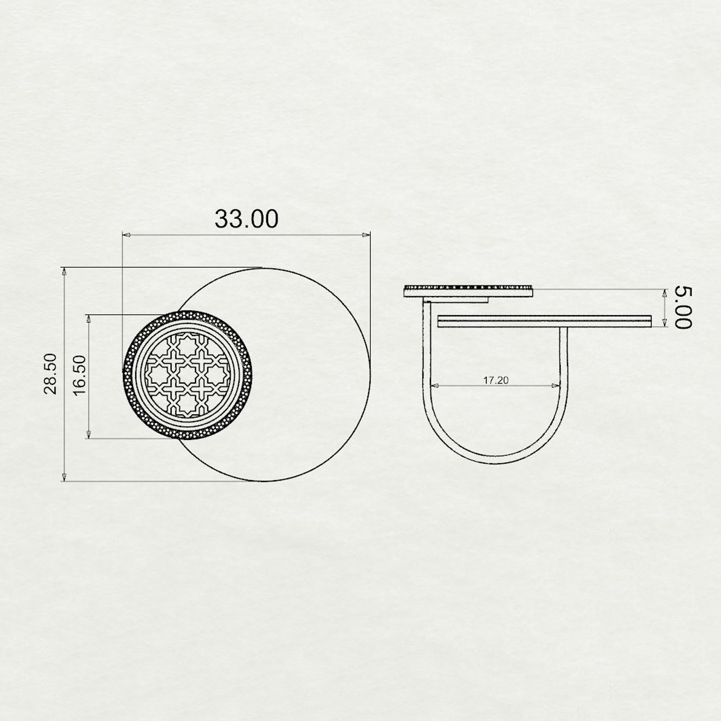 Gulsen Round Level Ring Medium