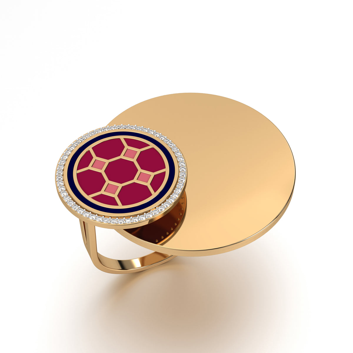 Gulsen Round Level Ring Medium