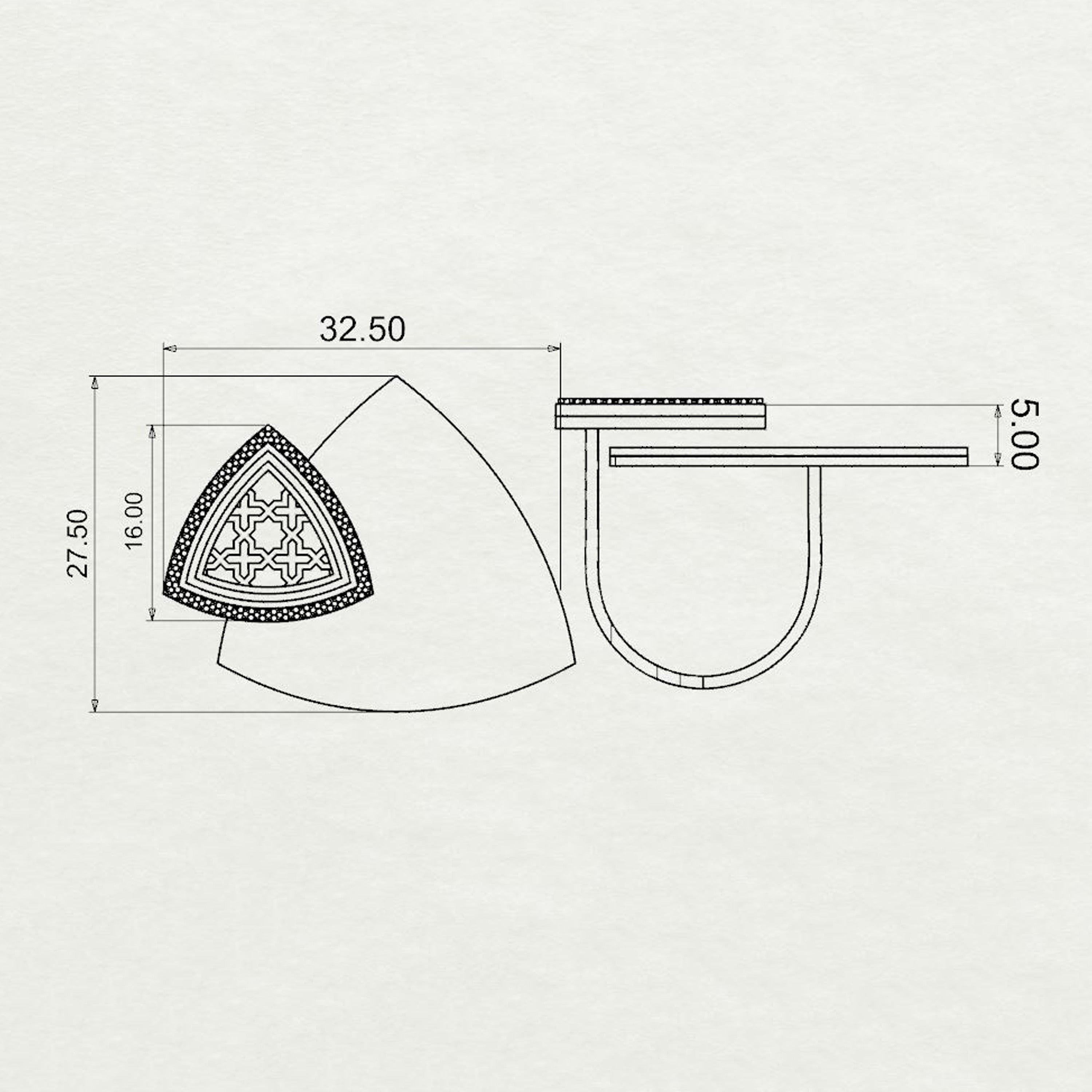 Gulsen Trillion Level Ring Medium