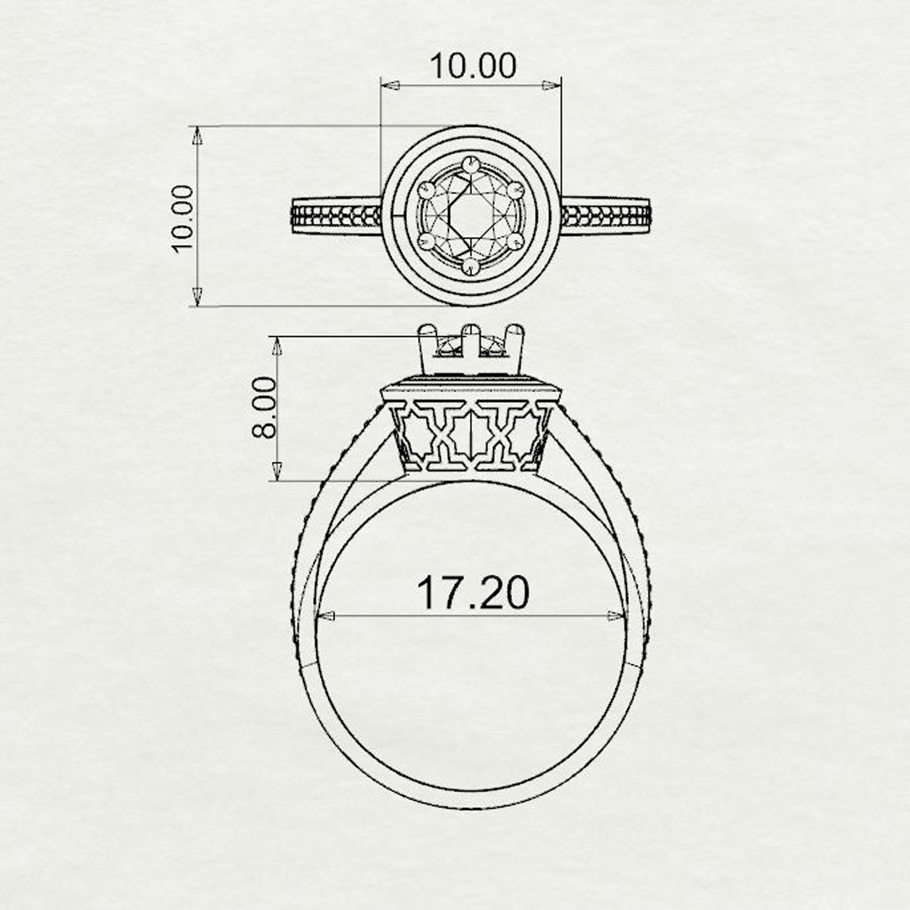 Aliyaah Solitaire Ring Small