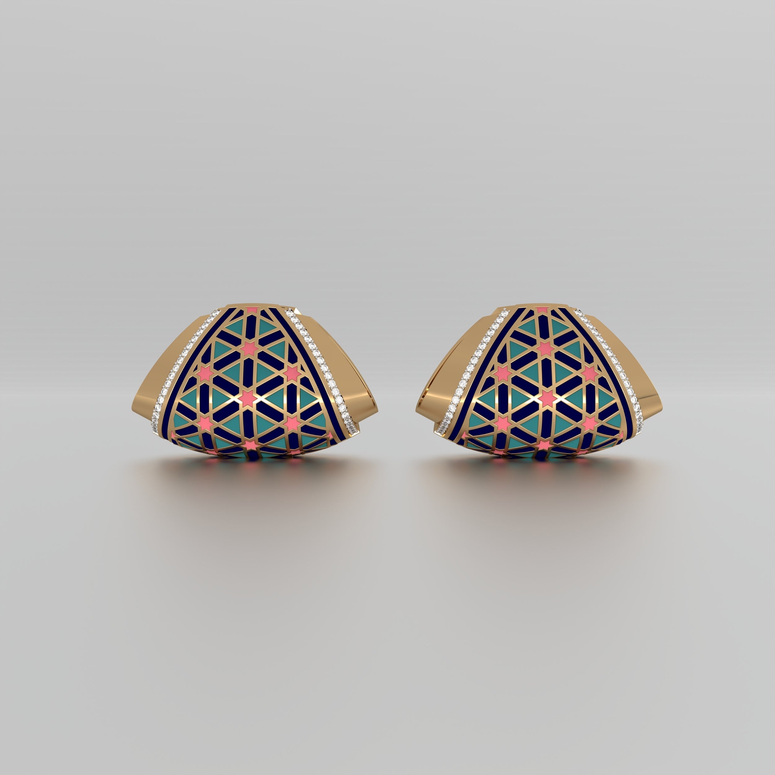 #Pattern & Color_Persian Girih Pastel Turquoise