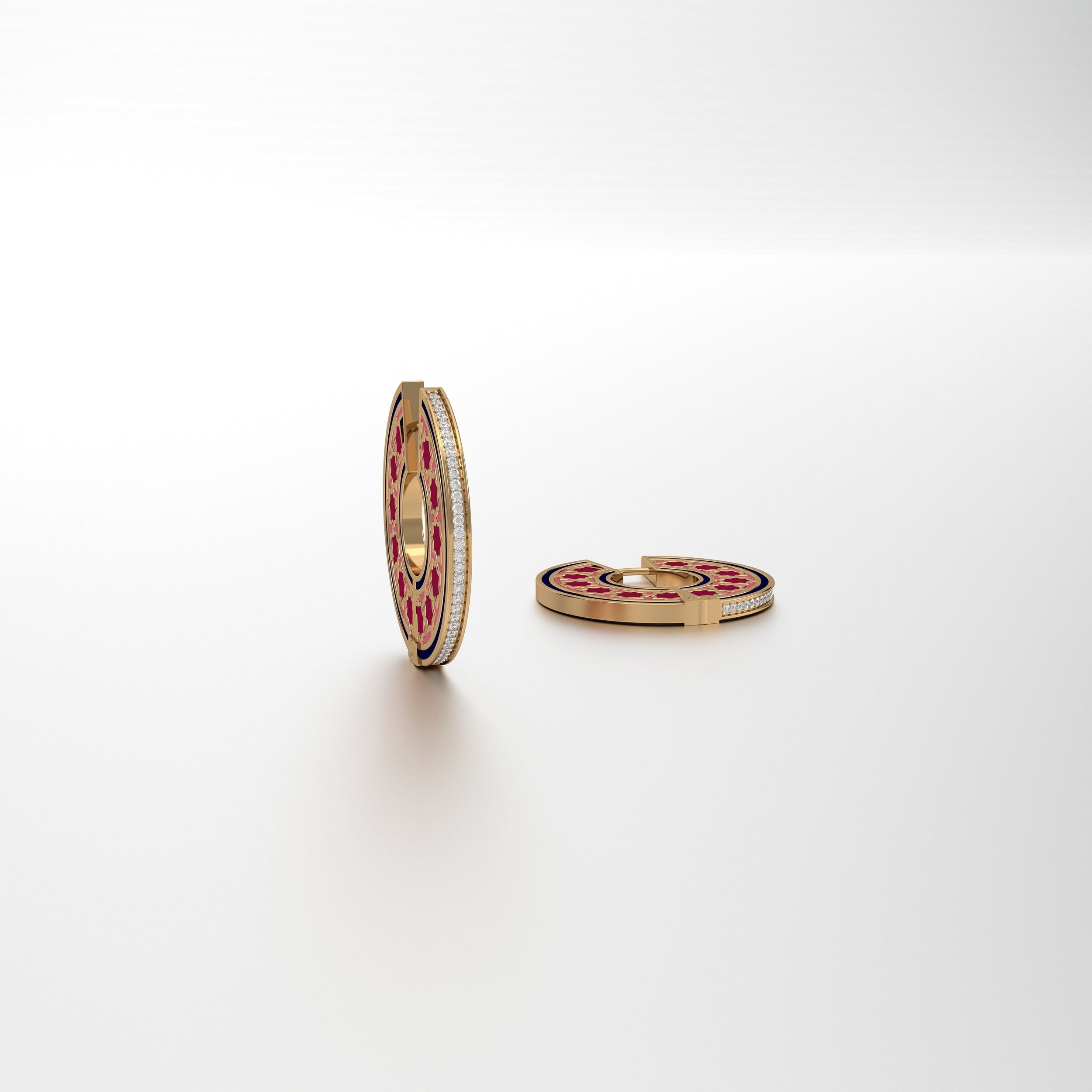 #Pattern & Color_Moroccan Zellij Cardinal Red