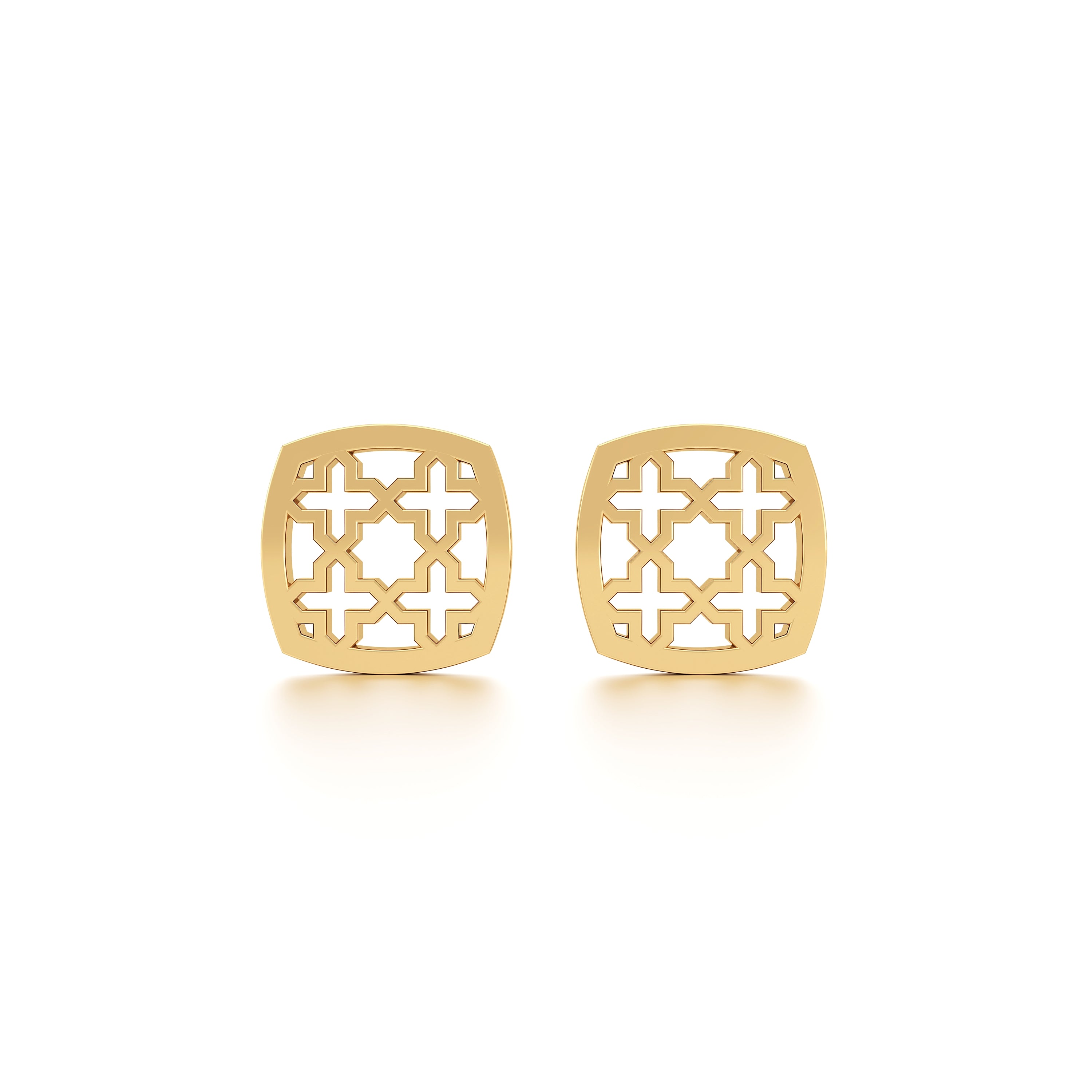 Abeer Cushion Filigree Coin Earring