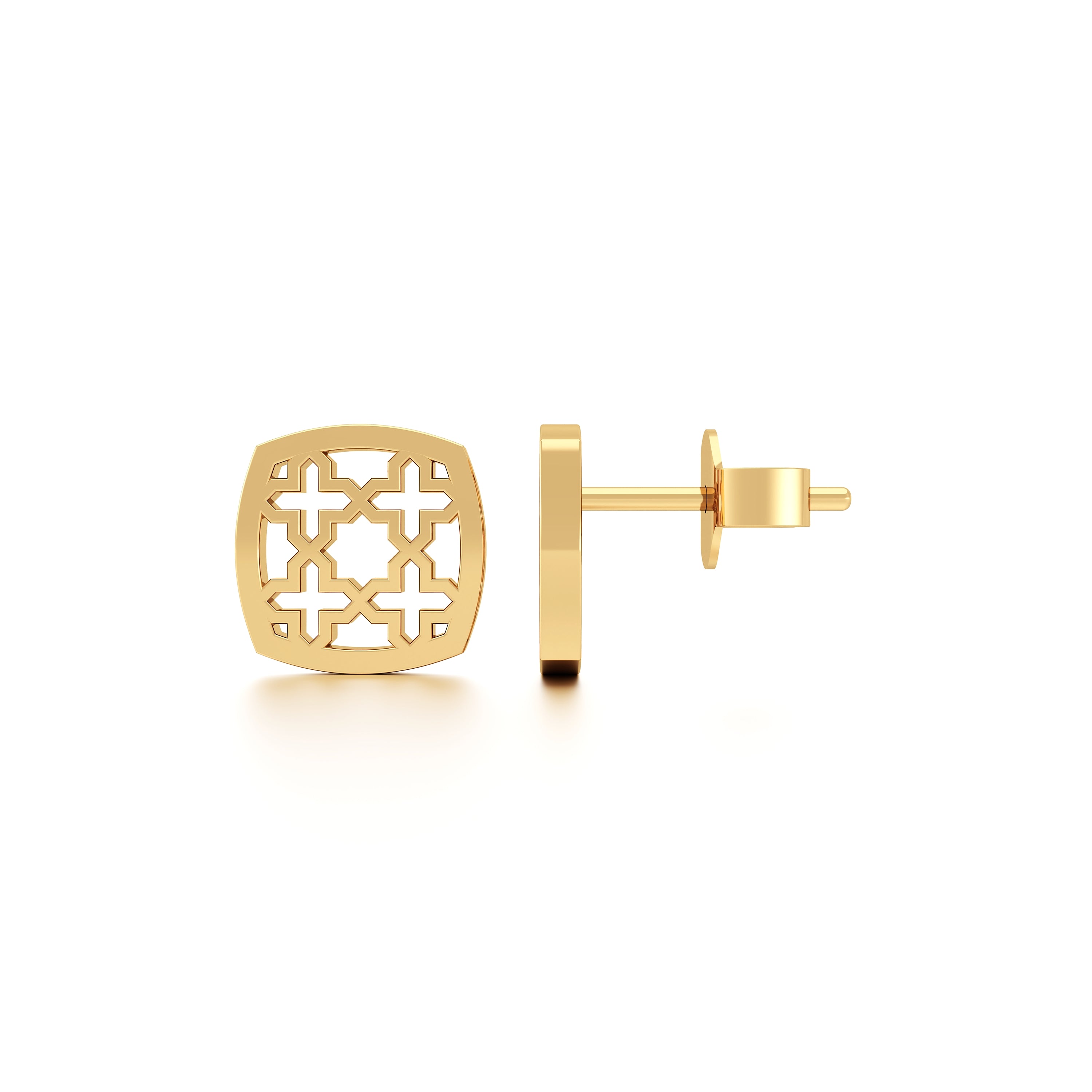 Abeer Cushion Filigree Coin Earring