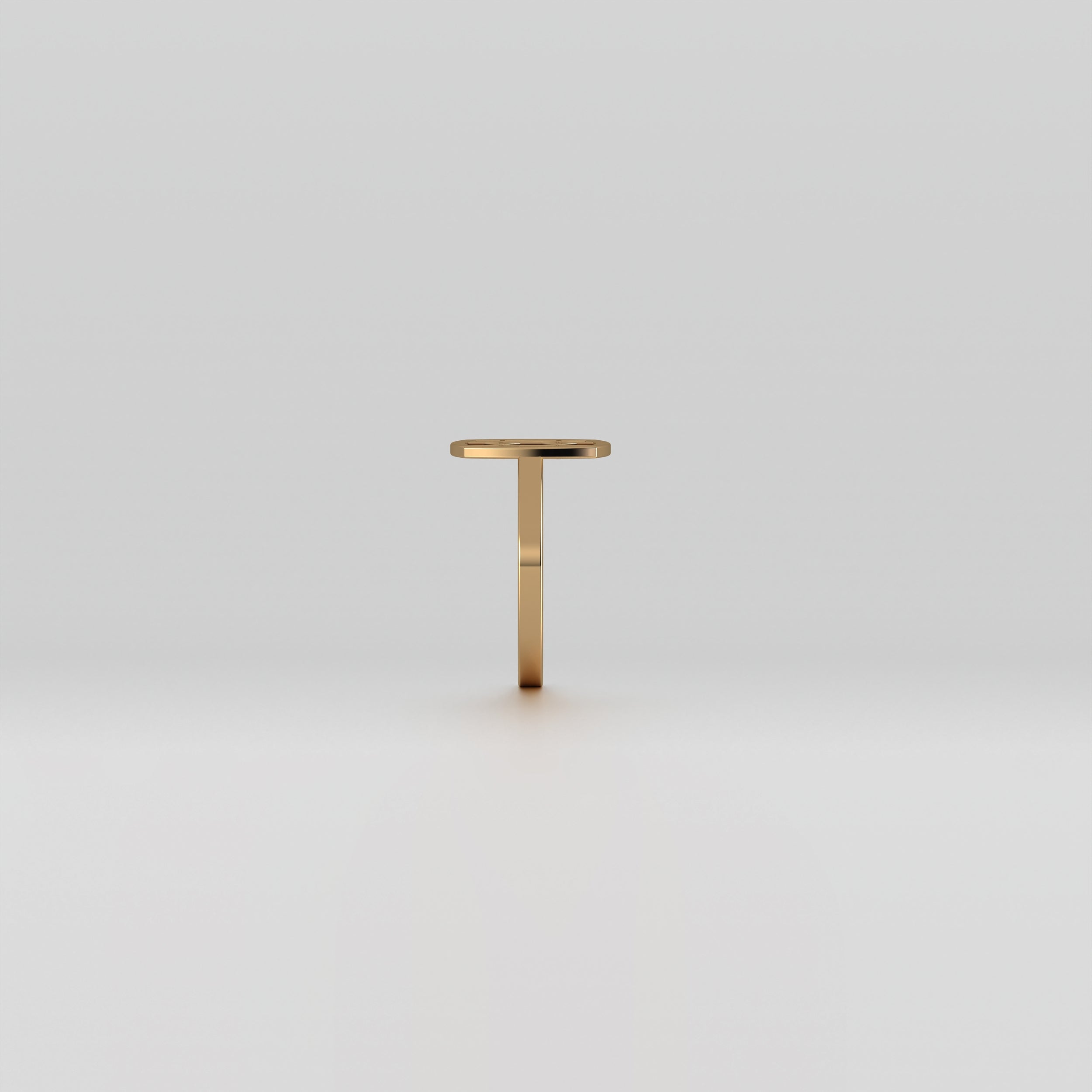 Abeer Cushion Filigree Coin Signet Ring