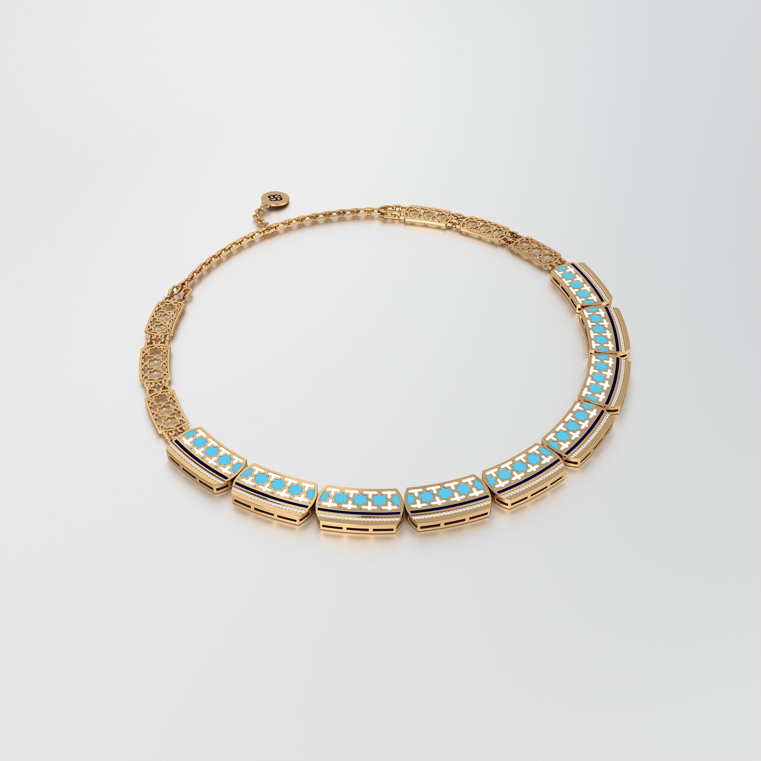 #Pattern & Color_Moroccan Zellij Pastel Turquoise