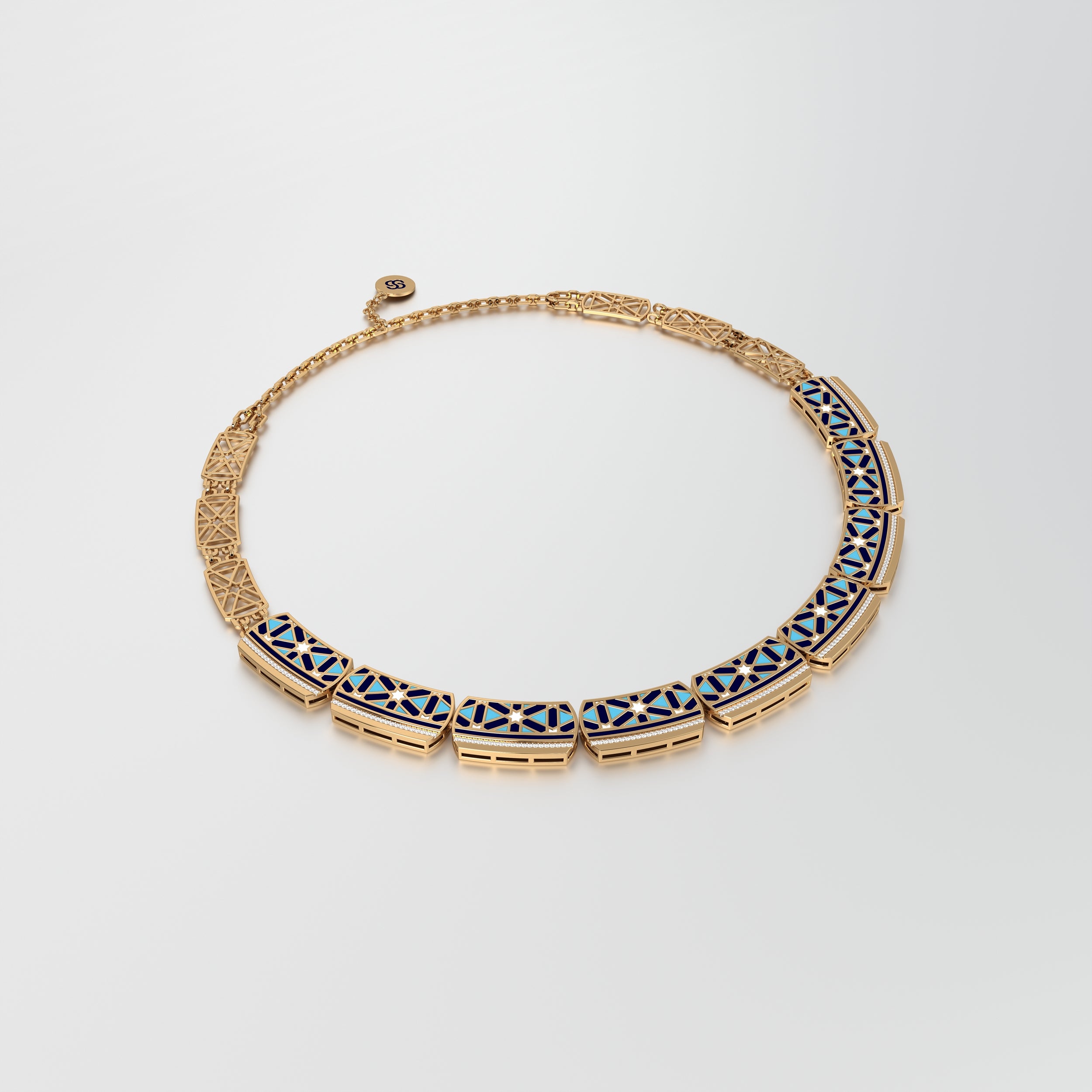 #Pattern & Color_Persian Girih Skyblue