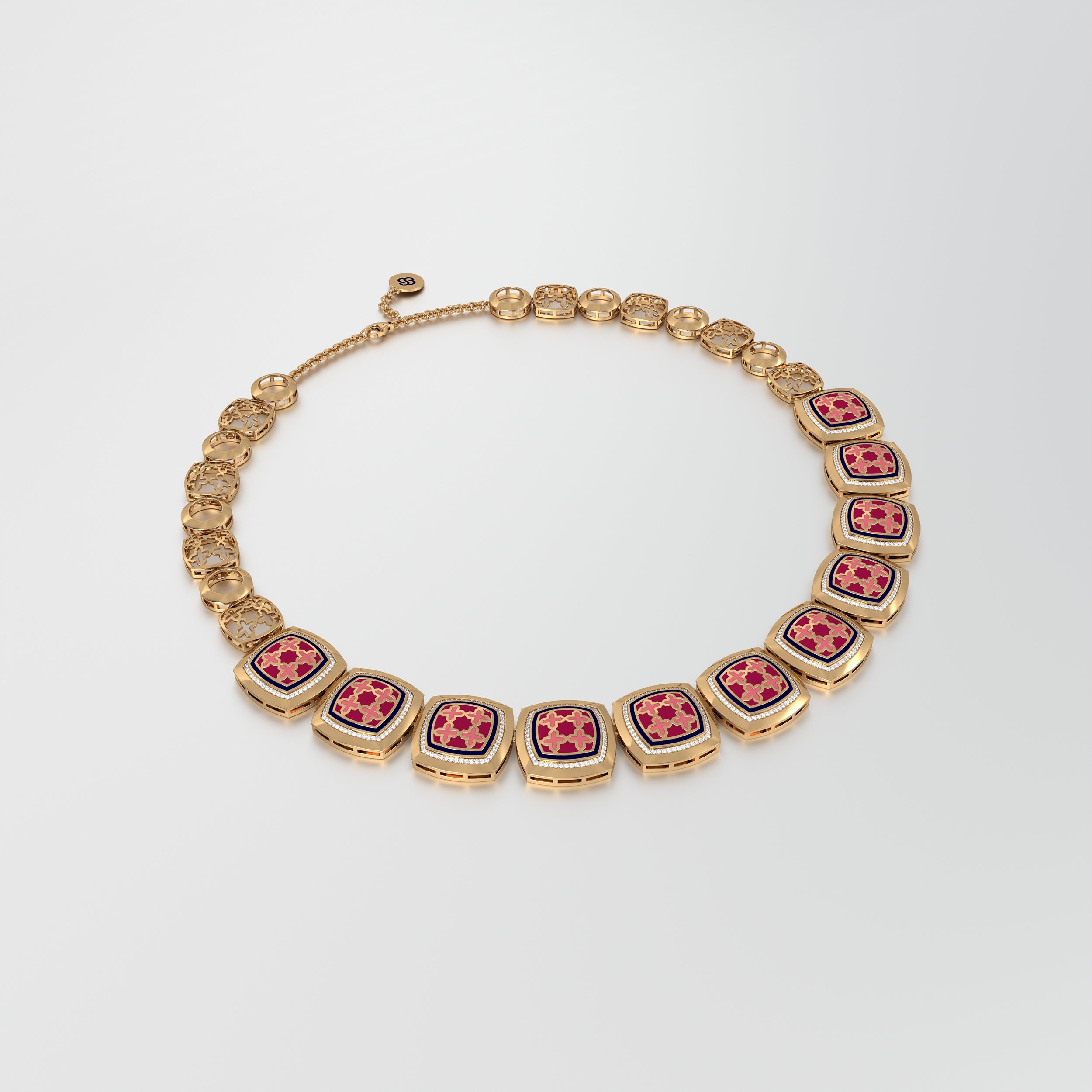 #Pattern & Color_Moroccan Zellij Cardinal Red