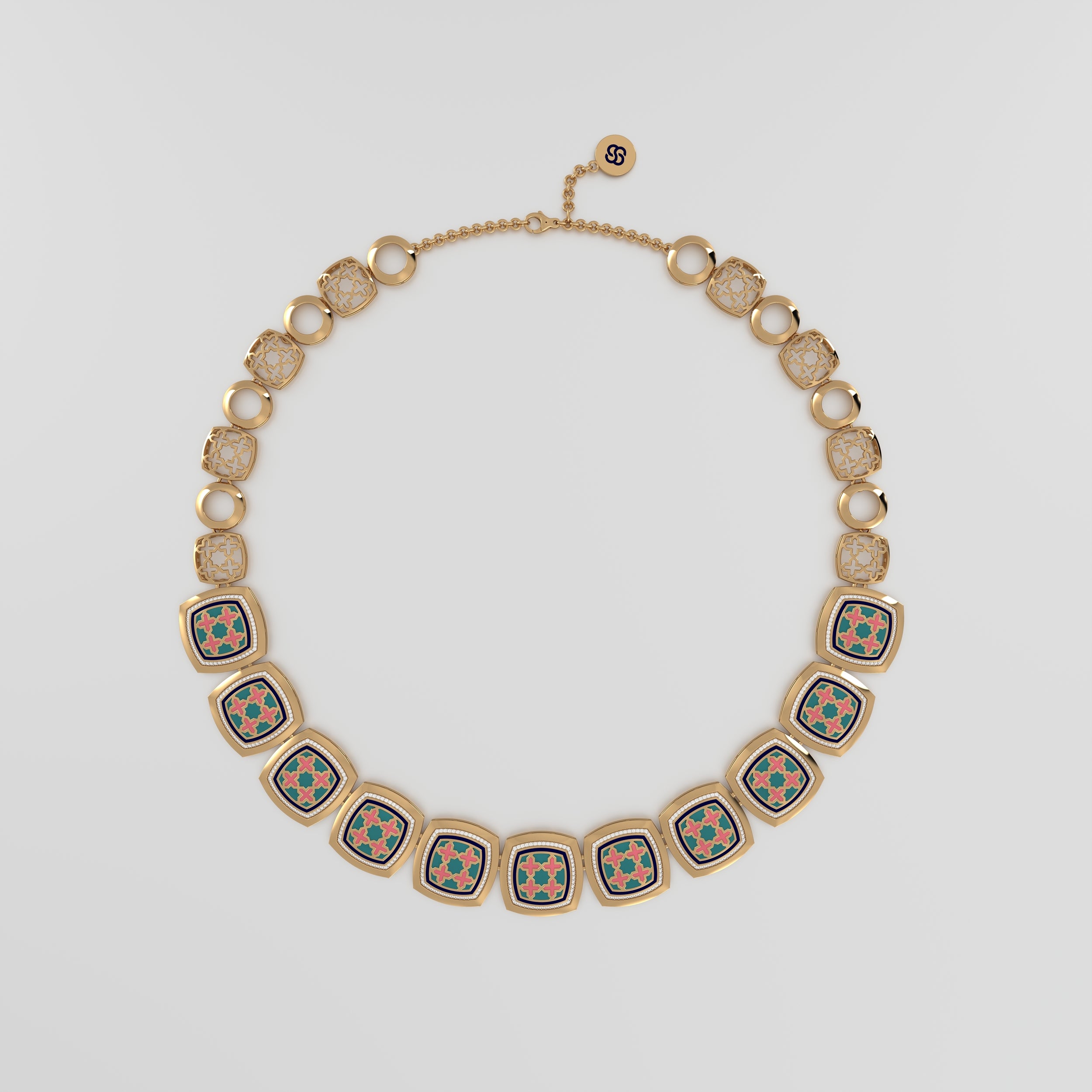 #Pattern & Color_Moroccan Zellij Pastel Turquoise