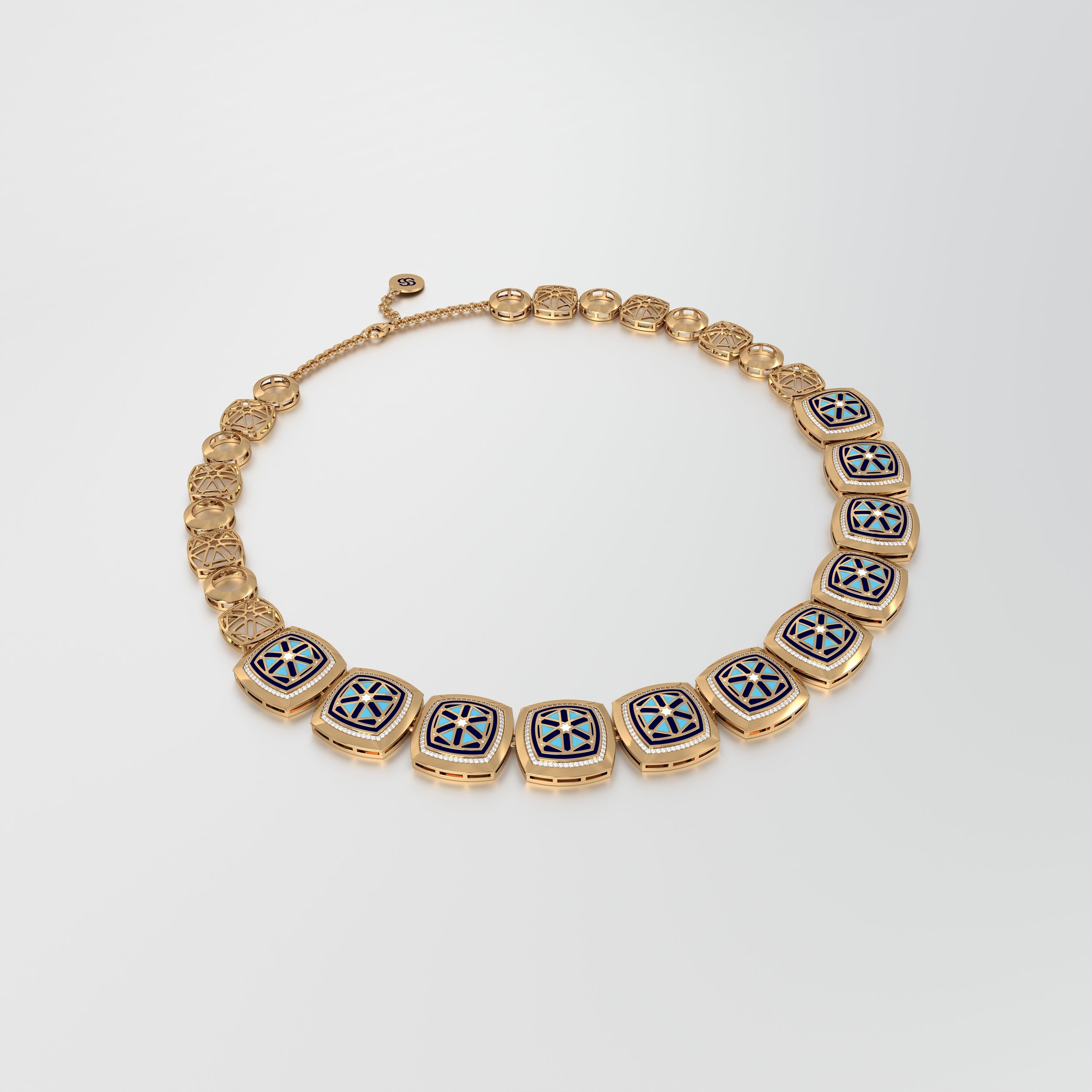 #Pattern & Color_Persian Girih Skyblue