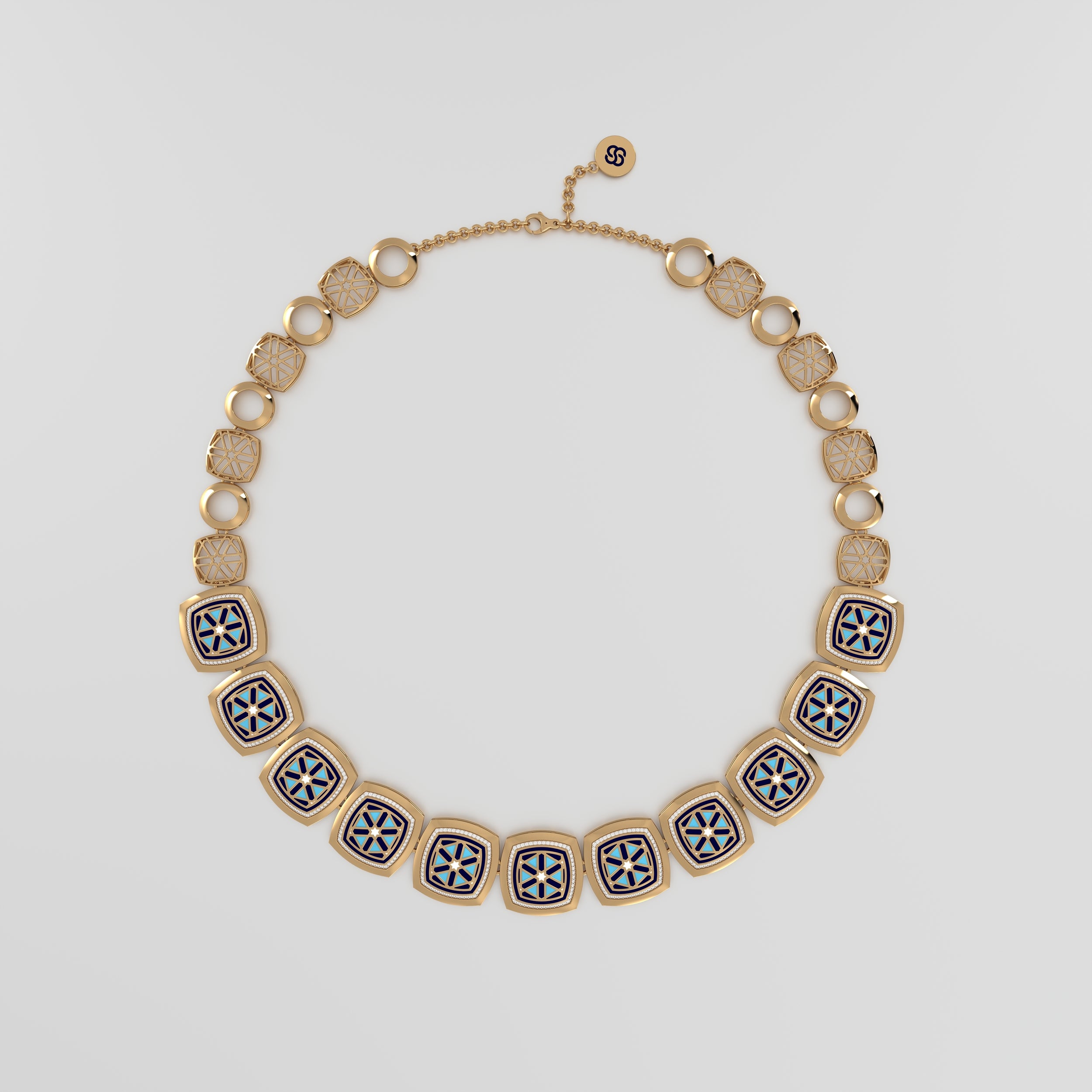 #Pattern & Color_Persian Girih Skyblue