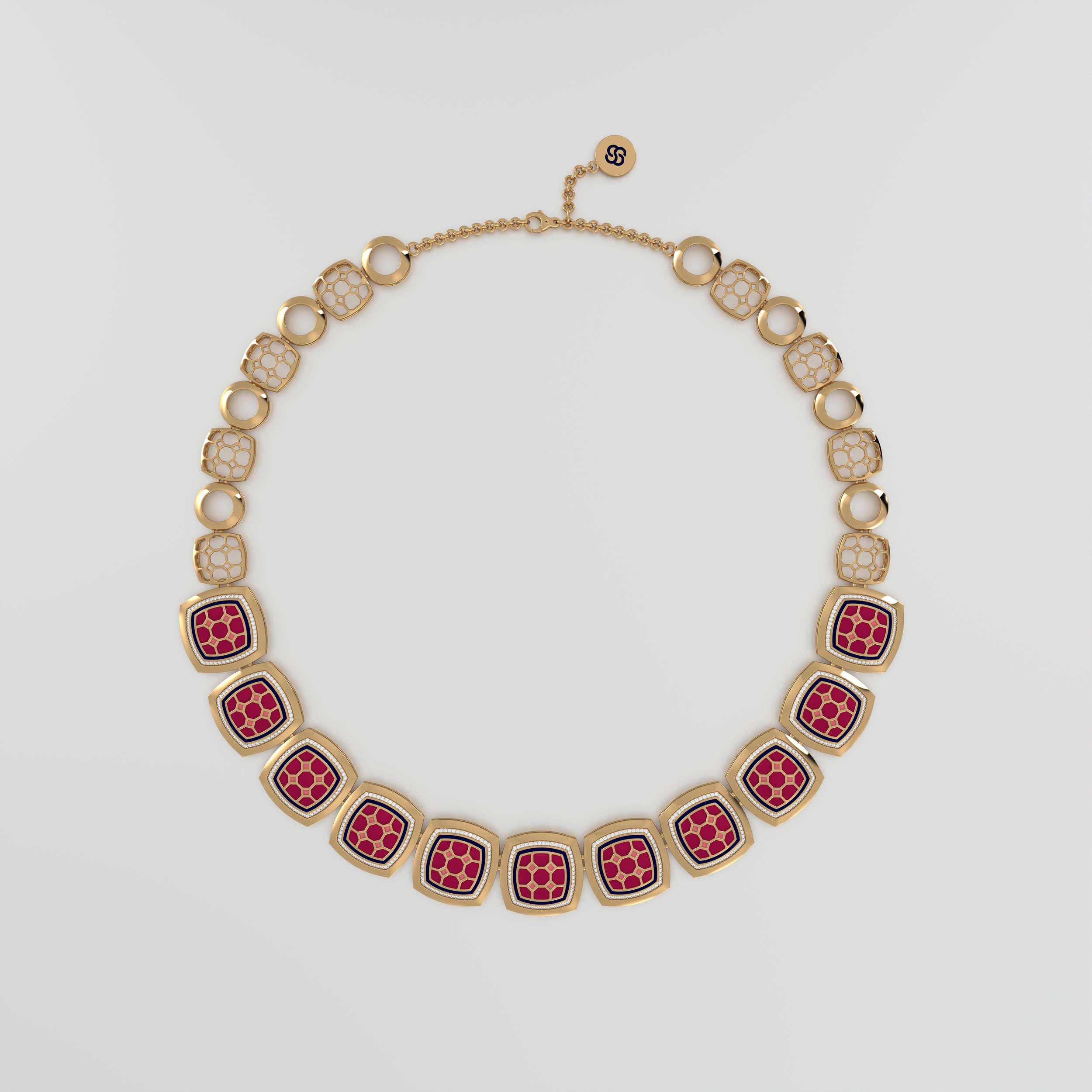 #Pattern & Color_Turkish Tessellation Cardinal Red