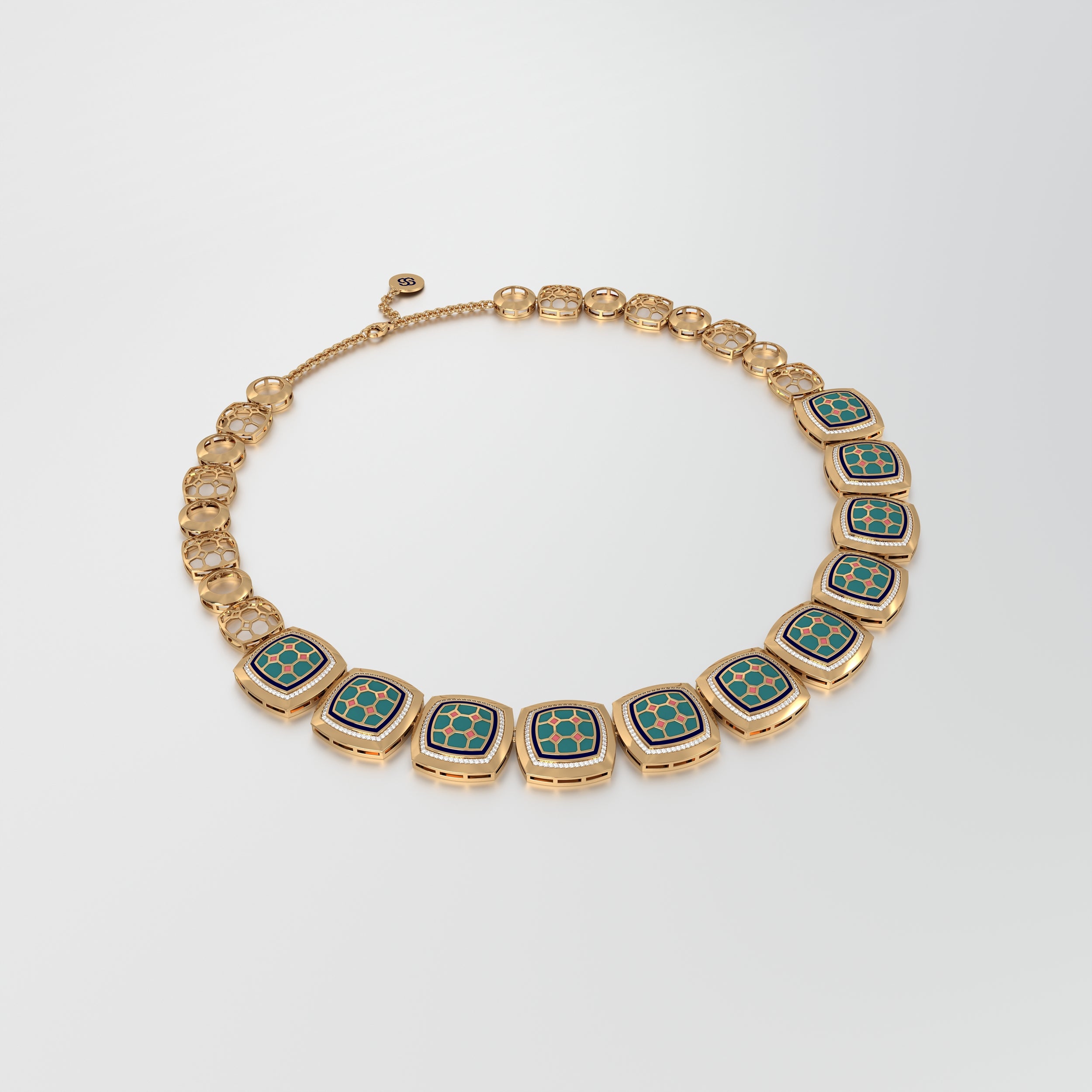 #Pattern & Color_Turkish Tessellation Pastel Turquoise