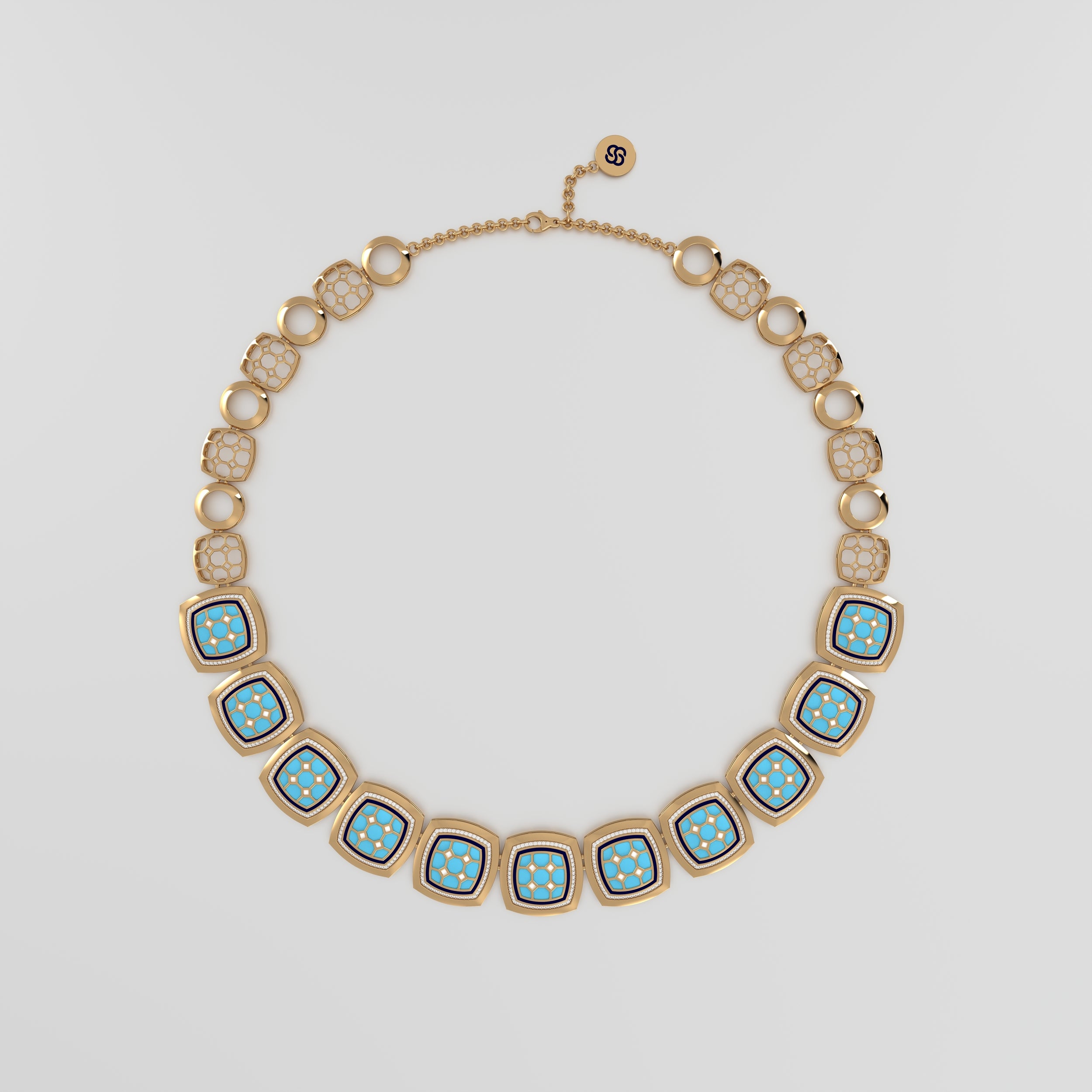 #Pattern & Color_Turkish Tessellation Skyblue