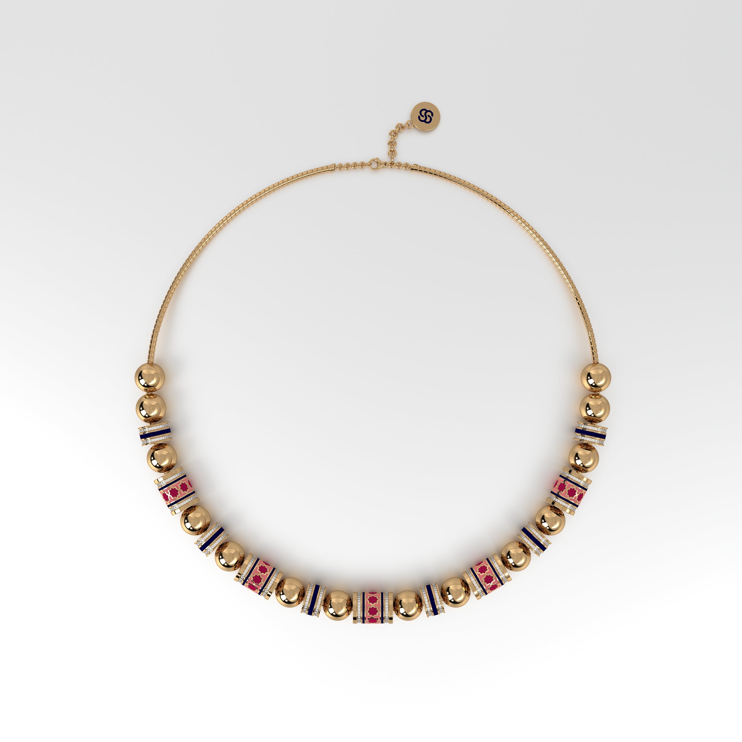 #Pattern & Color_Moroccan Zellij Cardinal Red