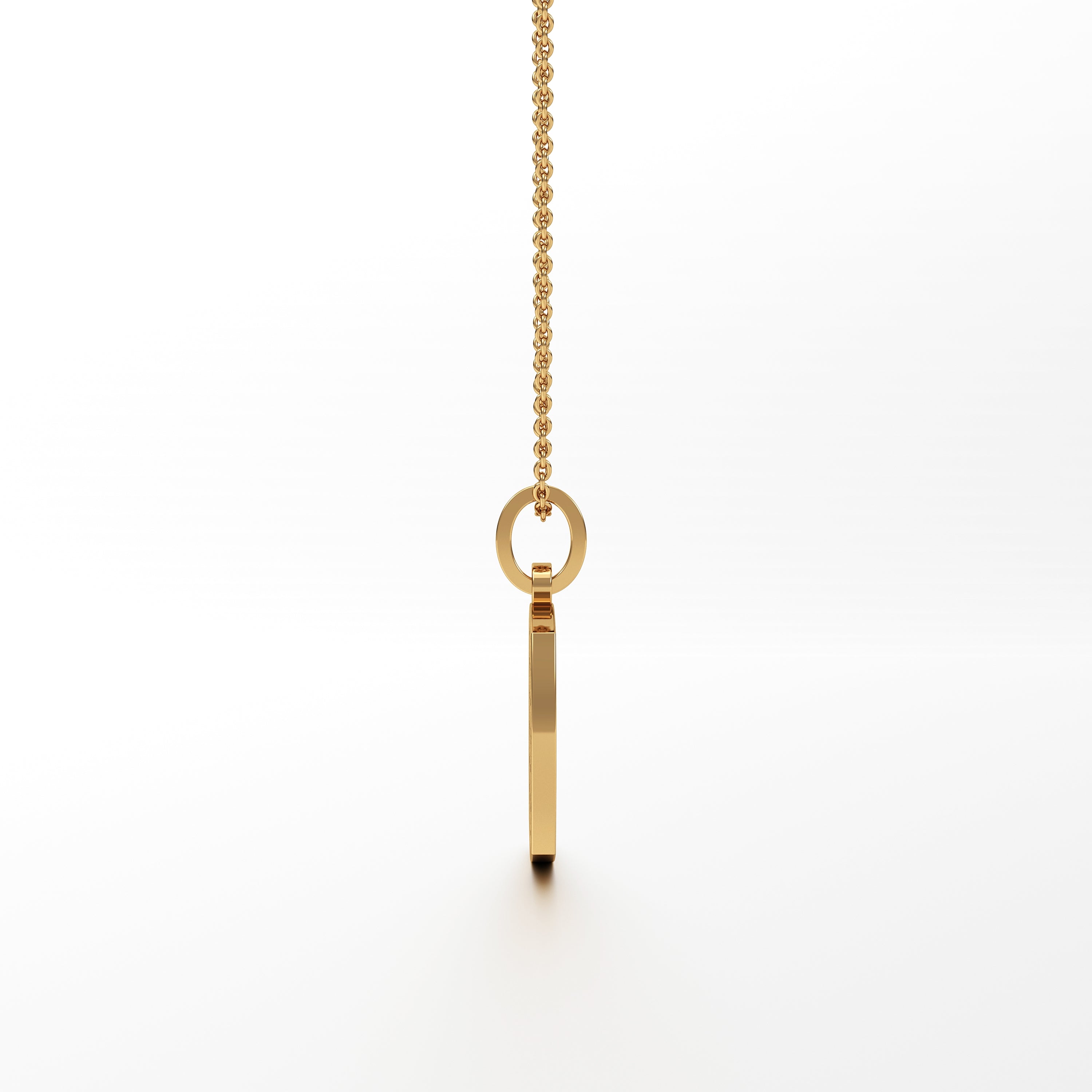 Abeer Cushion Filigree Coin Pendant