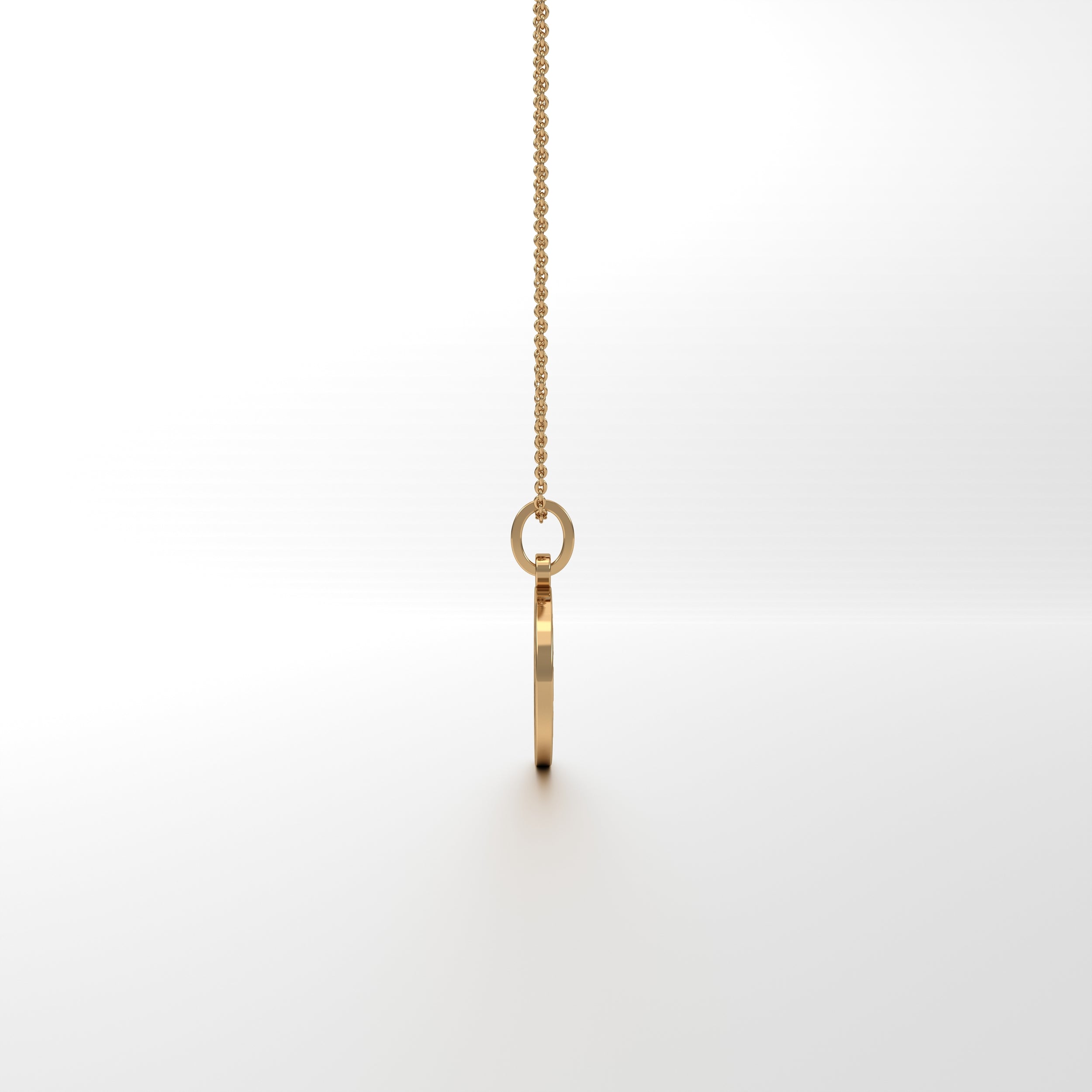 Abeer Round Filigree Coin Pendant