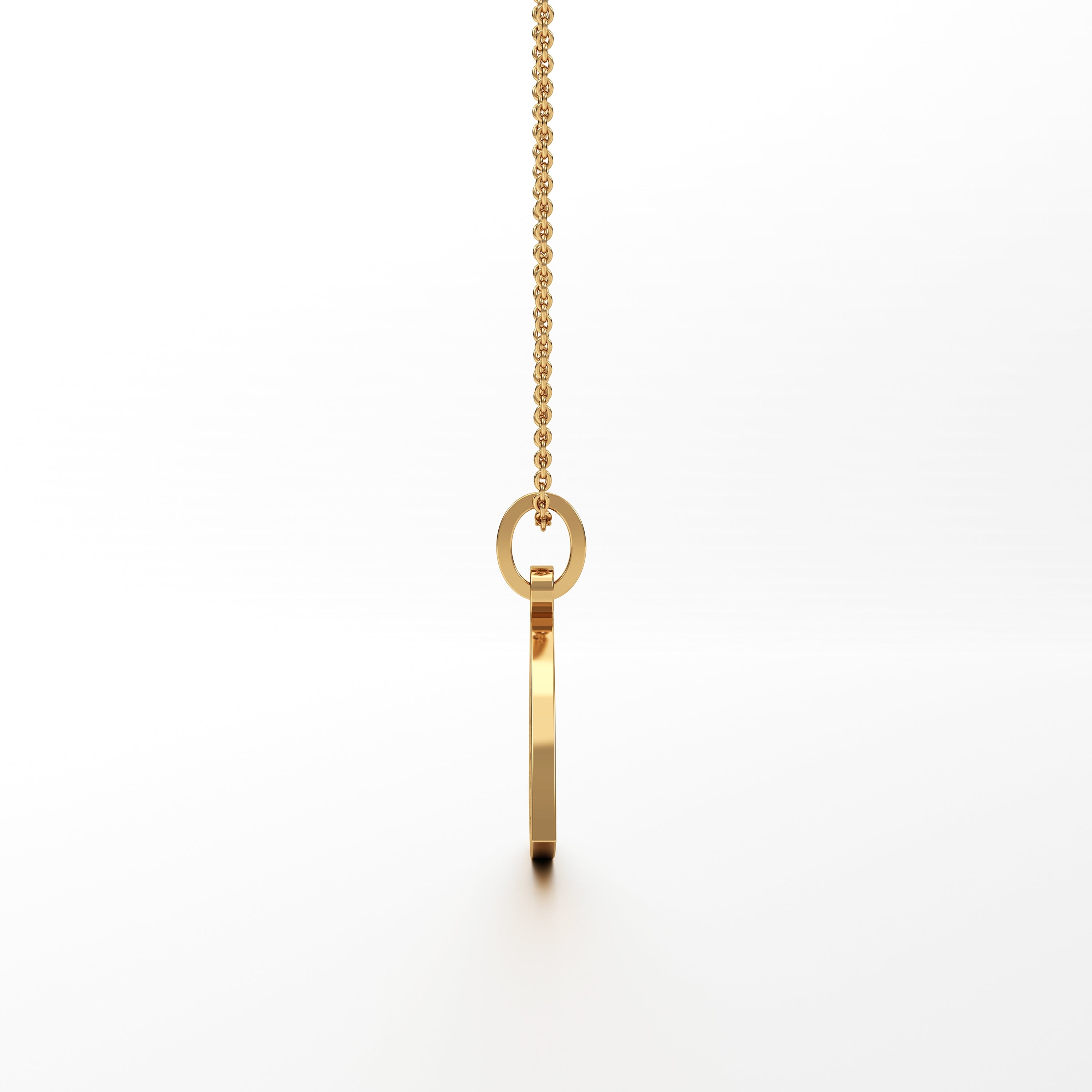 Abeer Trillion Filigree Coin Pendant