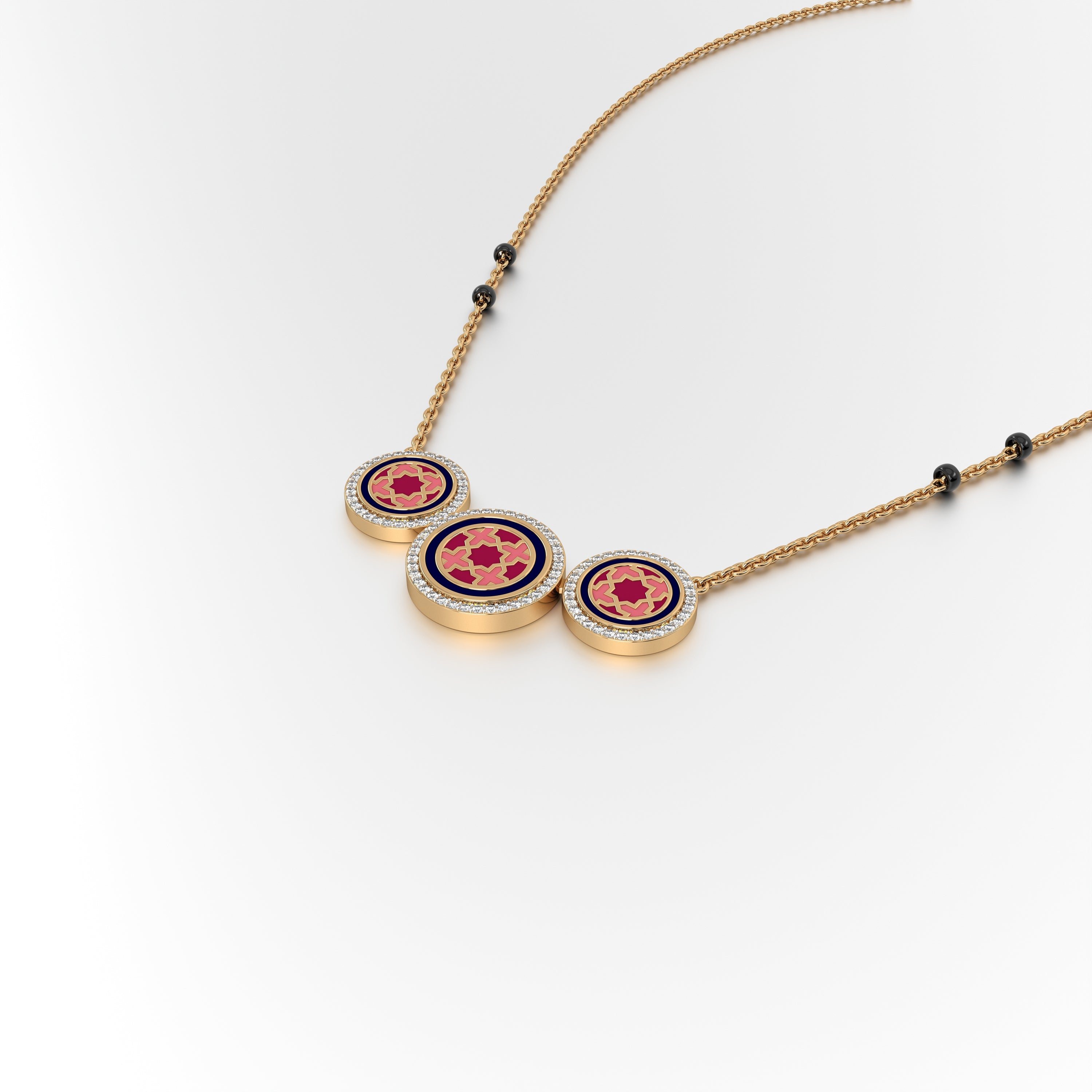#Pattern & Color_Moroccan Zellij Cardinal Red