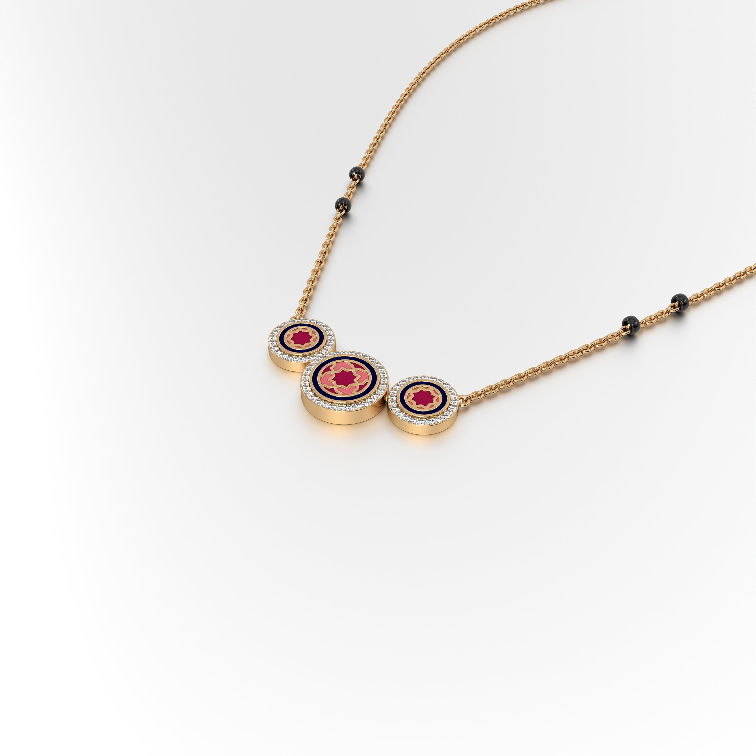 #Pattern & Color_Moroccan Zellij Cardinal Red