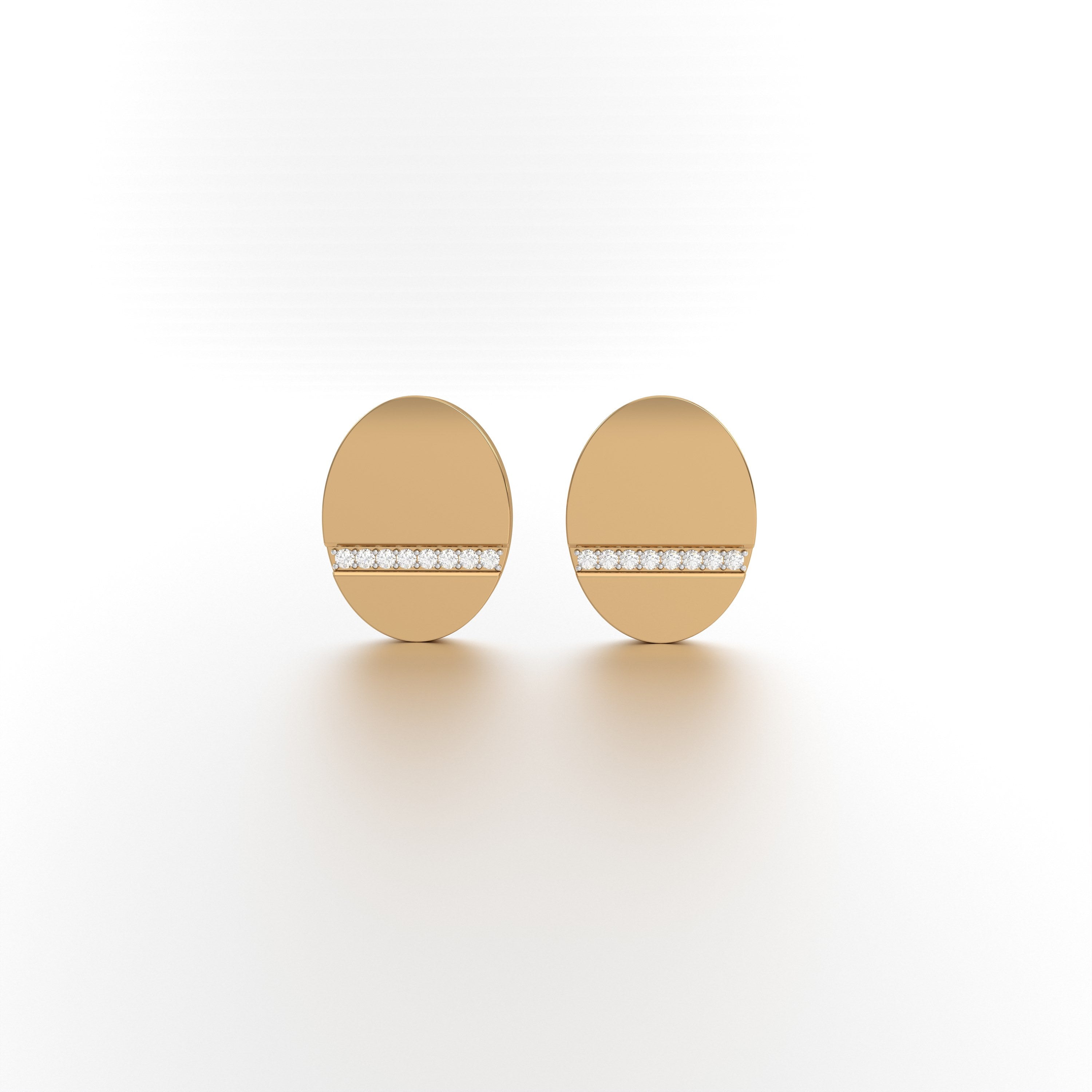 Aurm Oval - 'Set the bar' - Studs Medium