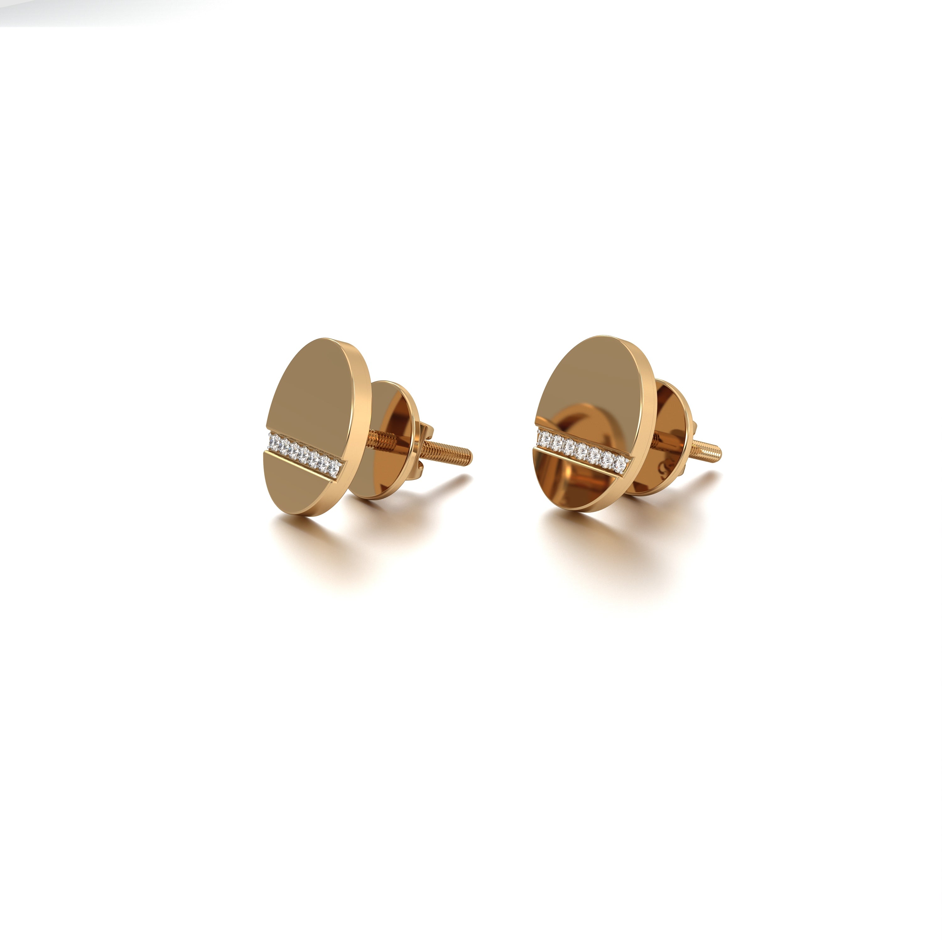 Aurm Oval - 'Set the bar' - Studs Small