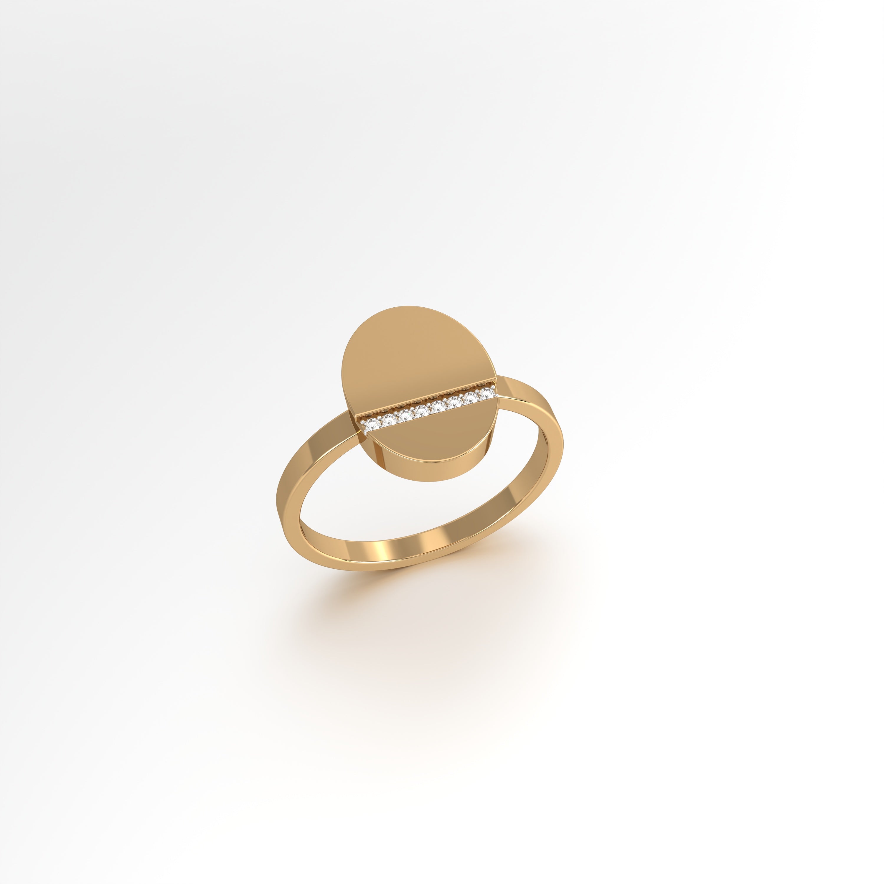 Aurm Oval - 'Set the bar' - Ring Medium