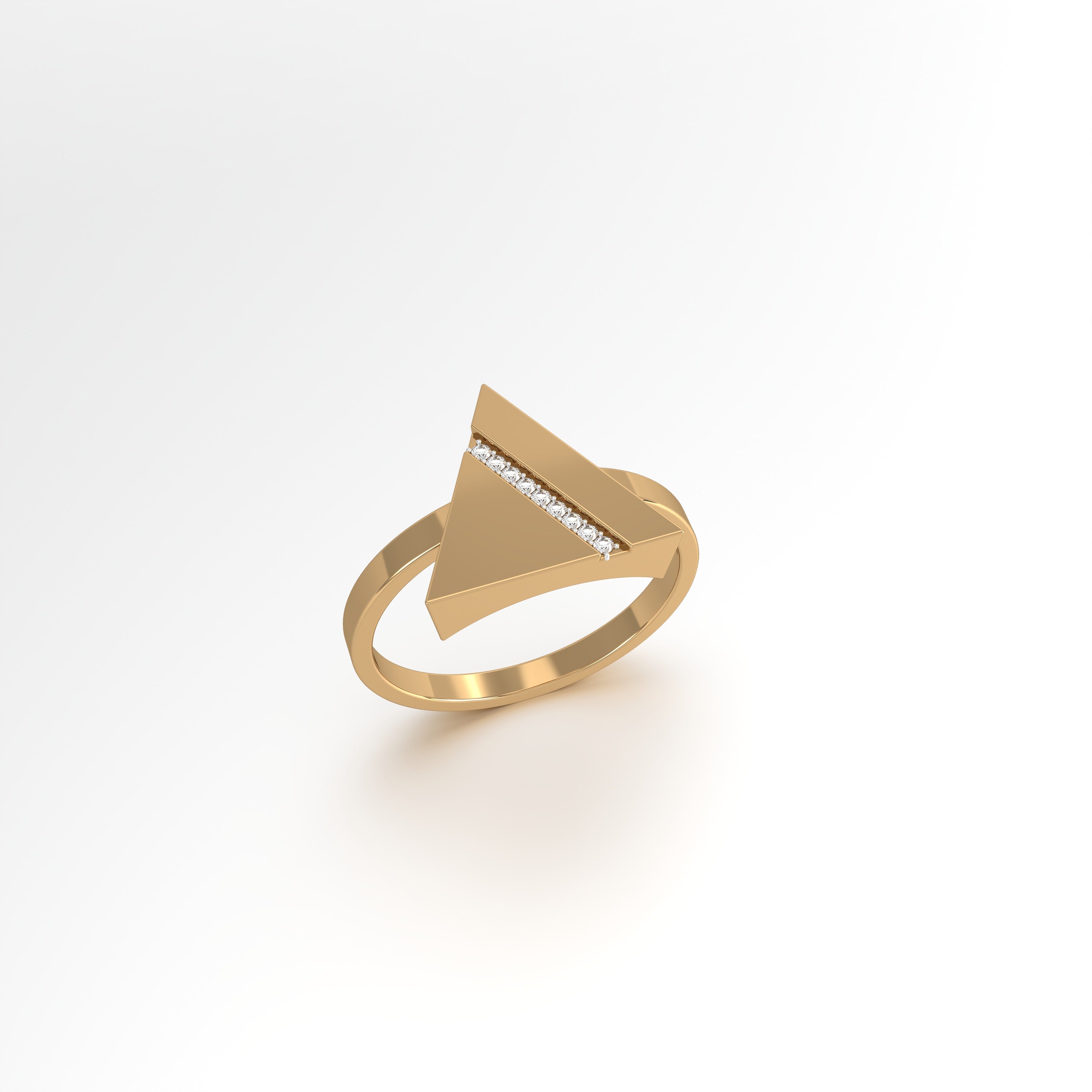 Aurm Triangle - 'Set the bar' - Ring Medium