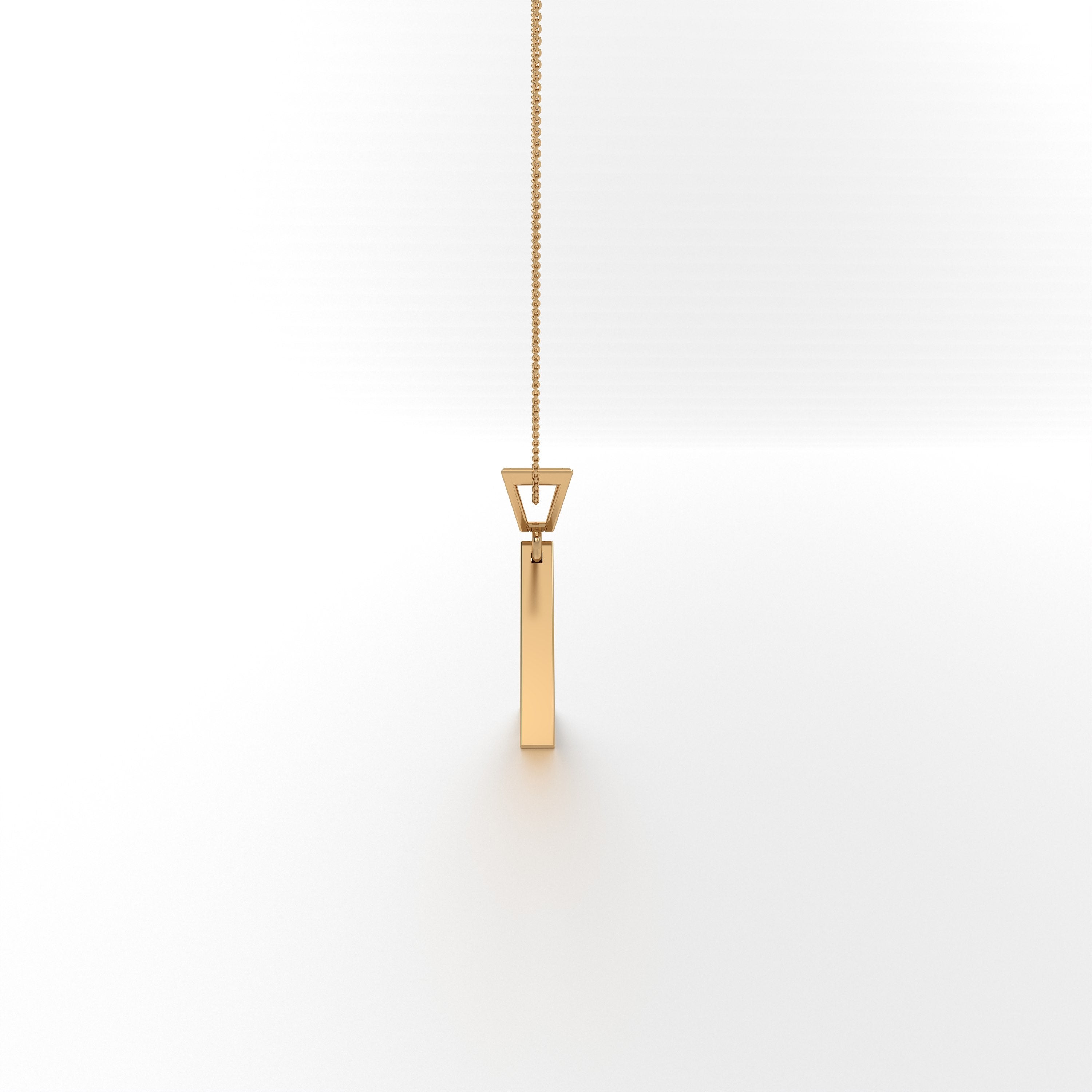 Aurm Triangle - 'Set the bar' - Loop Pendant Medium